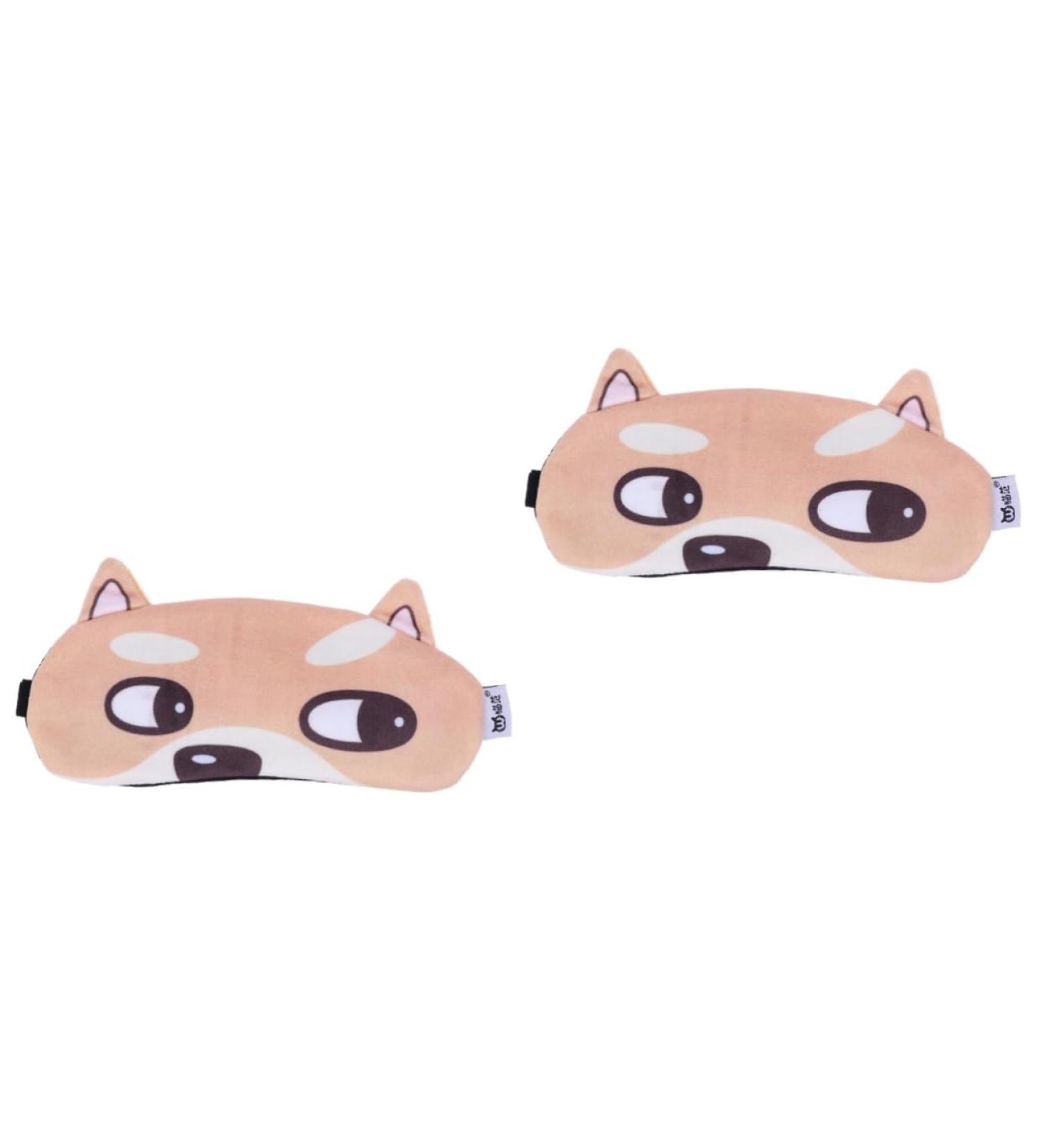 MAGICLULU Cartoon Eye Masks - 2 Pieces Sleep Eye Patch | Soft Comfortable & Travel-Friendly - Perfect for Relaxation & Sleep - Buy Online on GoSupps.com