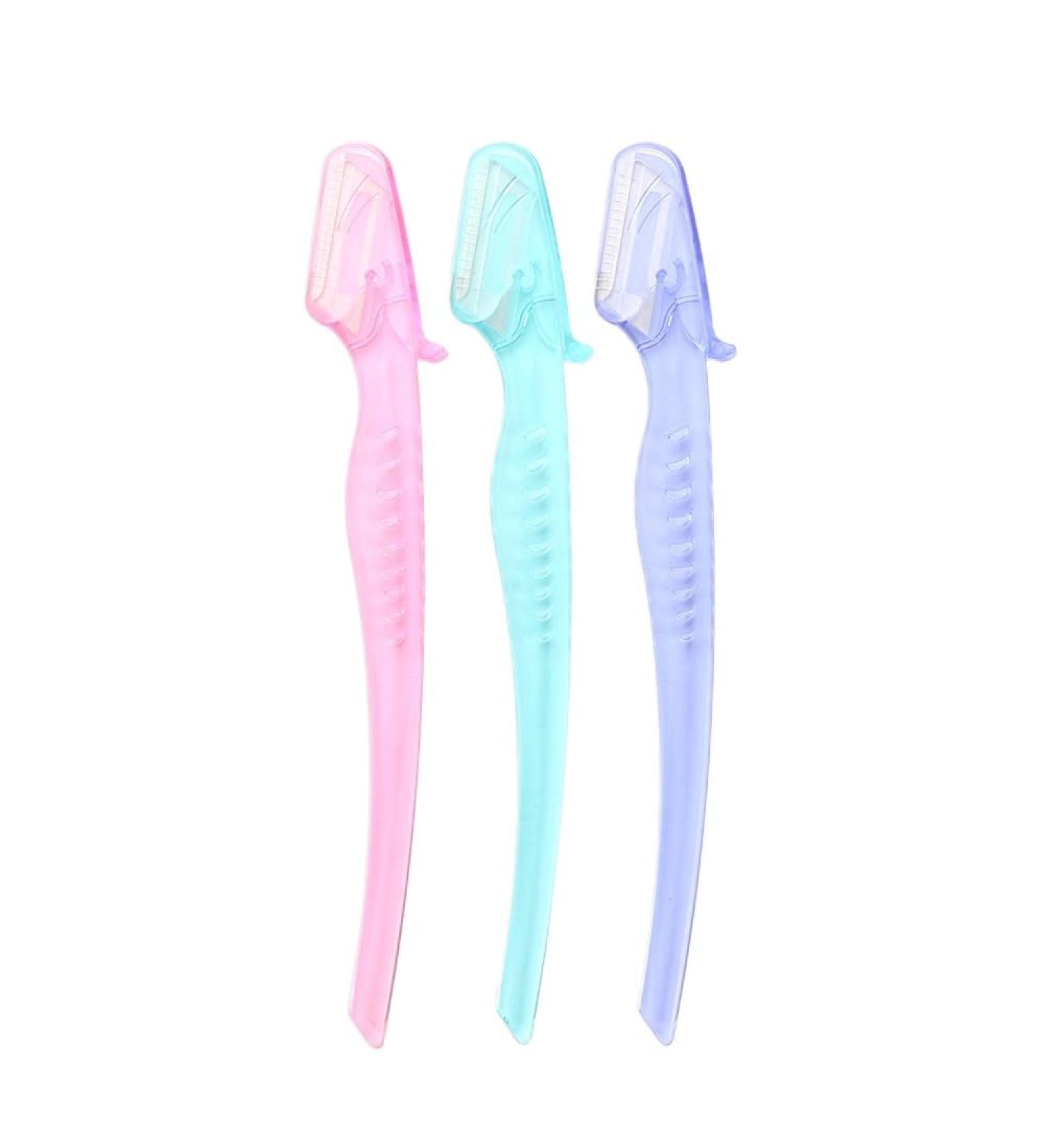 AOLDHYY Eyebrow Razor & Facial Hair Remover - Stylish Garden Sculpture D cor in Pink Purple Blue | International Shipping Available - Buy Online on GoSupps.com