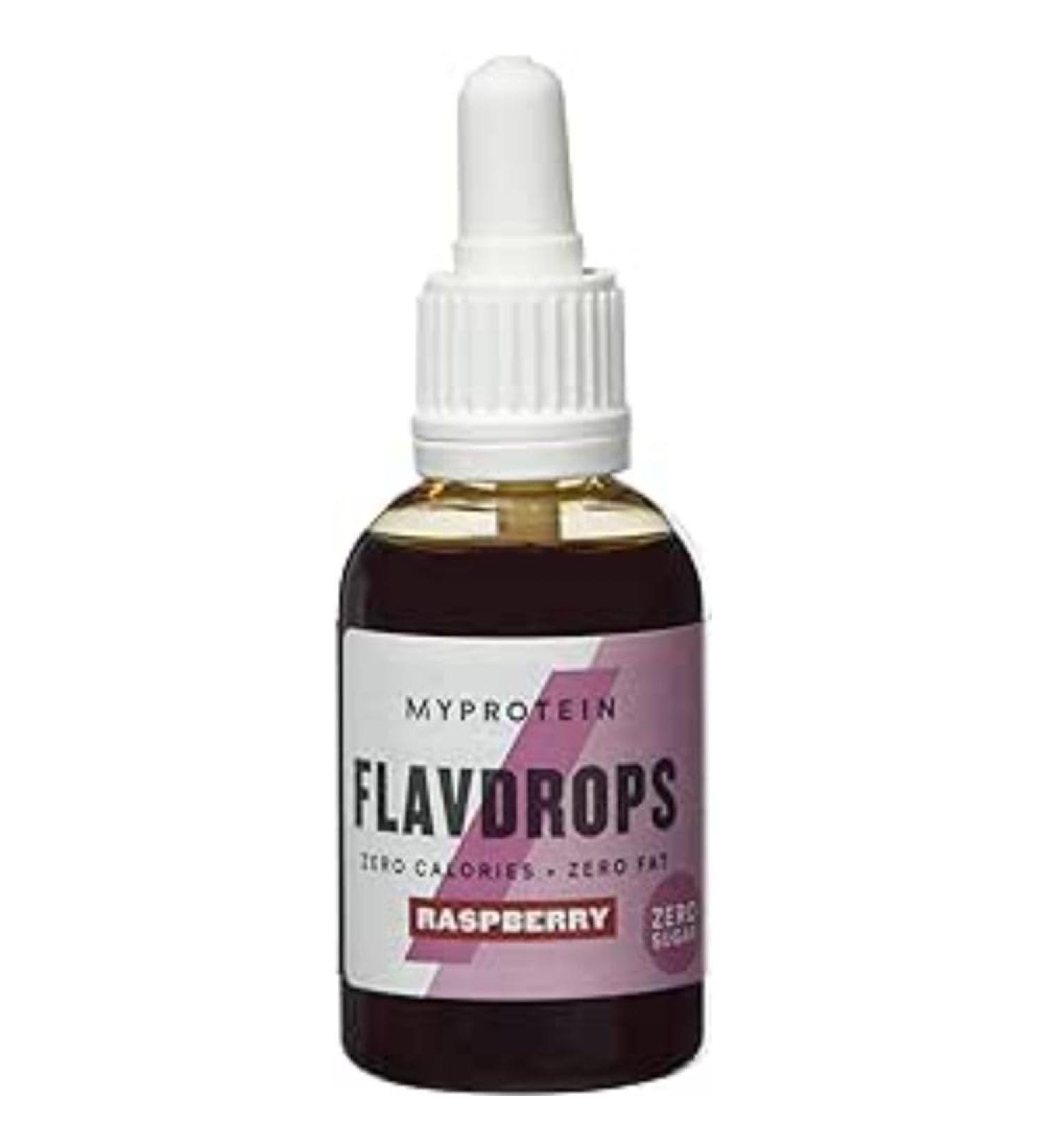 Myprotein Flavdrops Raspberry - Enhance Your Drinks | 50ml Pack - International Shipping Available - Buy Online on GoSupps.com