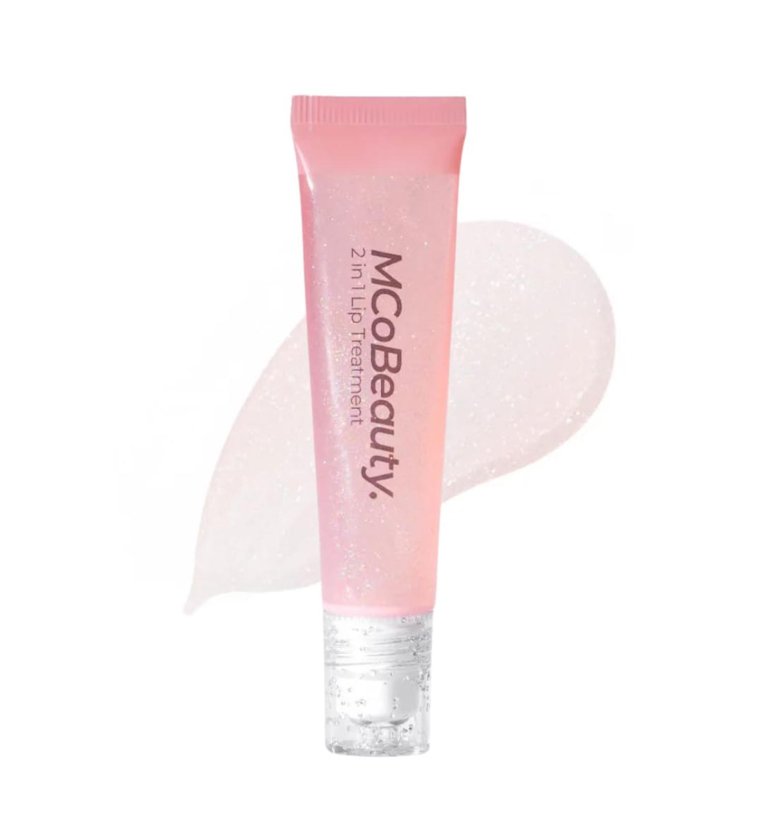 MCoBeauty - Glow and Treat 2-in-1 Lip Treatment - Birthday Cake Scent - Moisturising Lip Oil with Squalane and Roller Ball Applicator - Glossy Shine Finish - Stocking Stuffers for Teen Girls - 10ml Birthday Edition - Buy Online on GoSupps.com