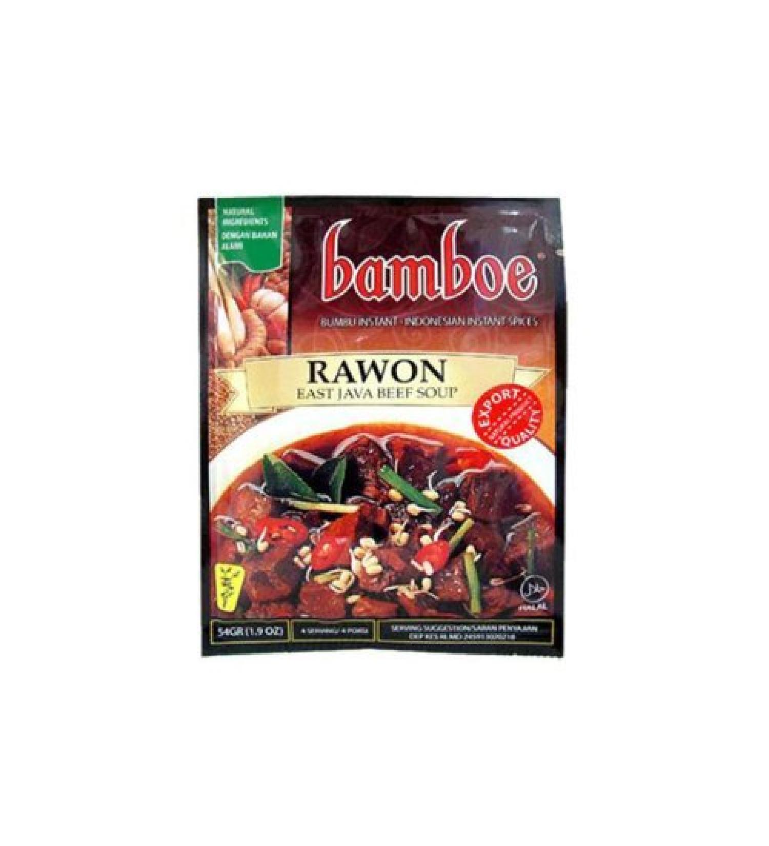 Bamboe Bamboe Bumbu Rawon (East Java Beef Soup) - 1.9oz (Pack of 1) by Bamboe