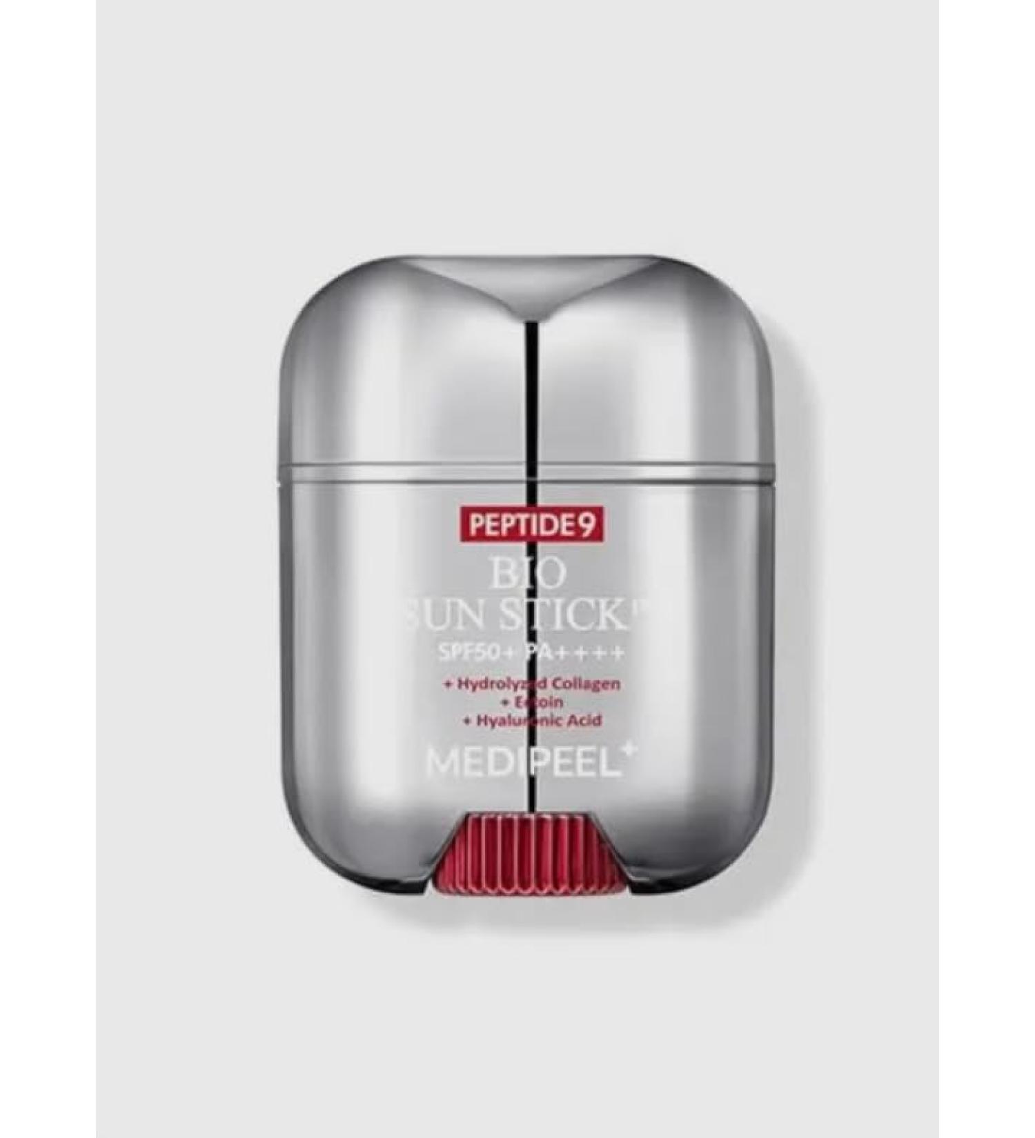 MEDIPEEL Peptide 9 Bio Sun Stick | SPF50 Anti-Wrinkle Sun Protection | Unisex Travel Sunscreen | UV Defense & Skin Care Solutions - Buy Online on GoSupps.com