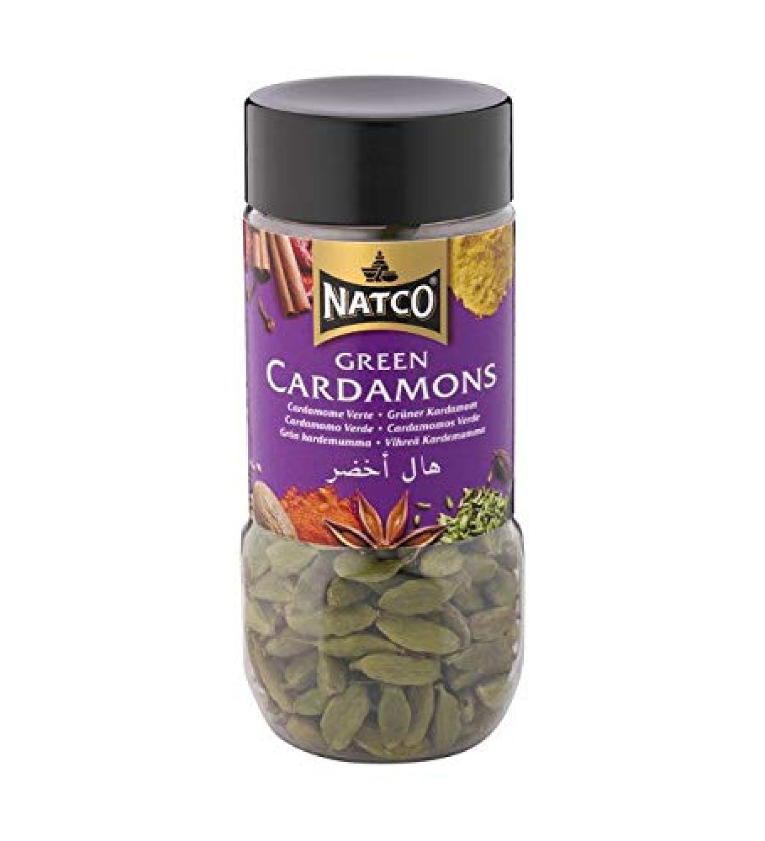 Natco - Cardamones vertes - 50 g - Lot de 4