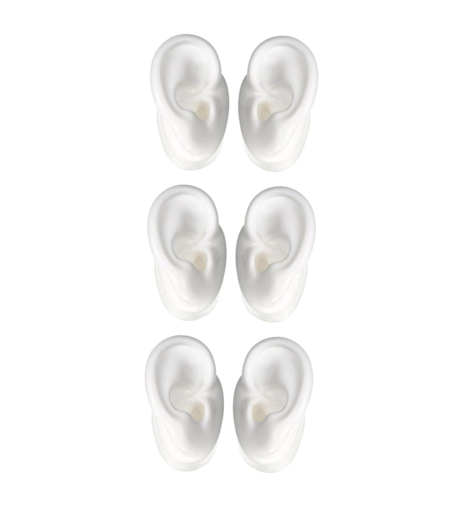 Ultechnovo Silicone Ear Holders - 3 Pairs for Helix Jewelry & Acupuncture Exercise Tool - Buy Online on GoSupps.com