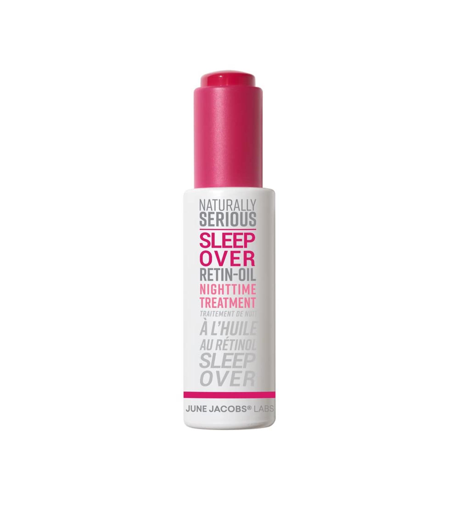 Naturally Serious Sleepover Retin-Oil | Vegan Anti-Aging Night Treatment | Cruelty-Free Skincare for International Shipping - Buy Online on GoSupps.com