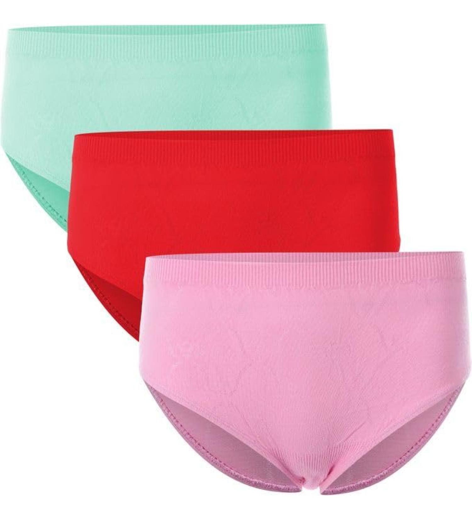 Pack of 3 Vega XL Women's 100% Pure Cotton Seamless Briefs Multicolor - Buy Online on GoSupps.com