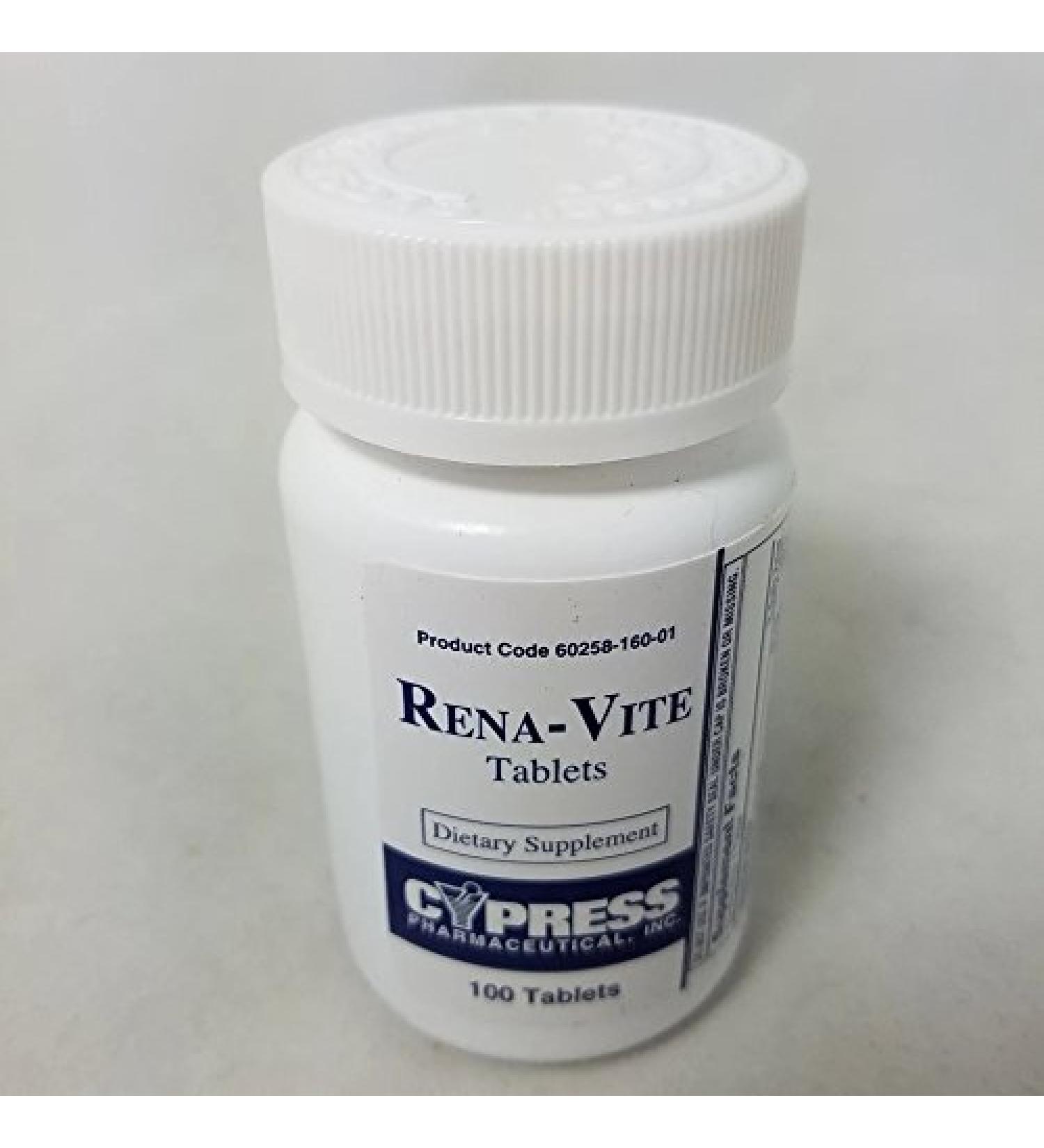 Rena-Vite Tablets 100 Count per Bottle (3 Pack)