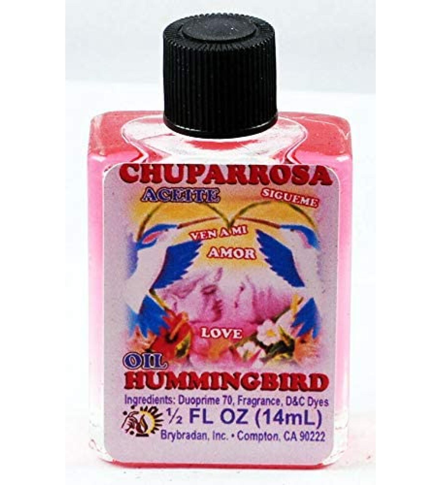 1 Piece BRYBRADAN Hummingbird Spiritual Oil CHUPARROSA ACEITE ESPIRITUAL -1/2 FL OZ 14.7ML
