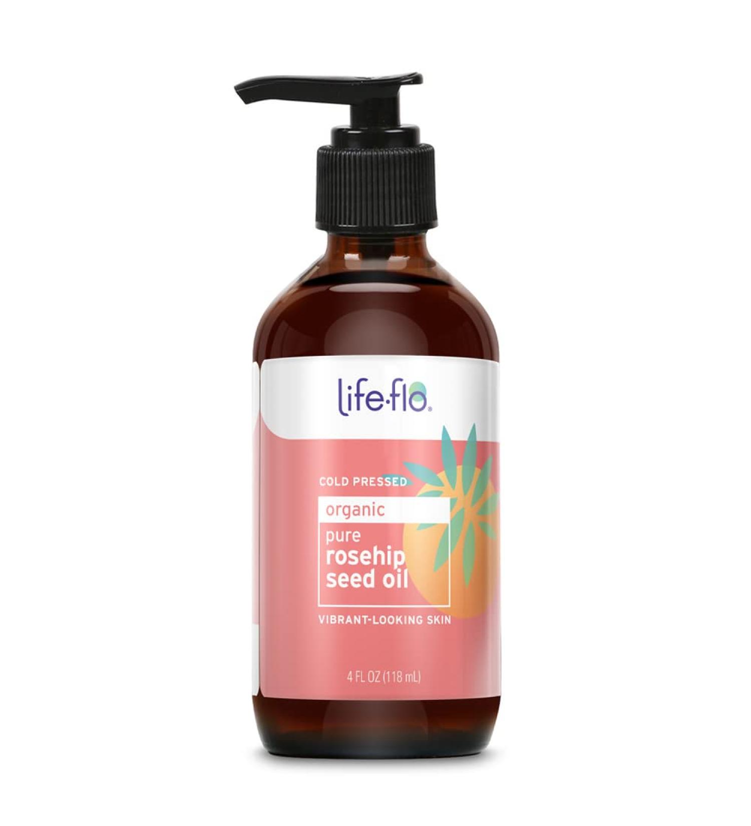 Life-flo Pure Rosehip Seed Oil - 4 fl oz | Natural Skin Care Solution - Buy Online on GoSupps.com
