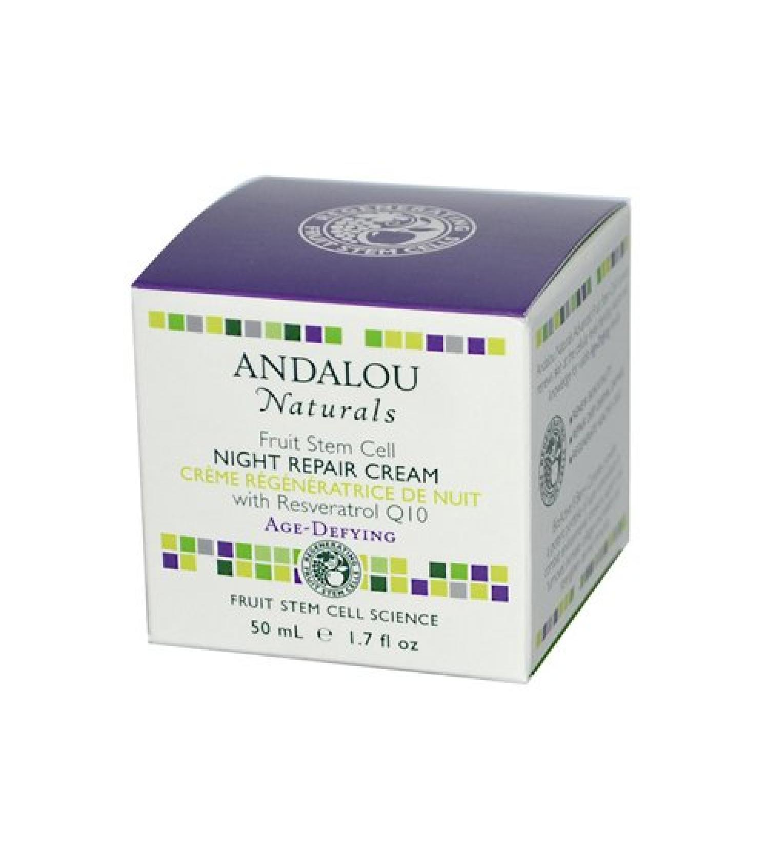 Andalou Naturals Night Repair CRM Resv Q10 1.7 Oz