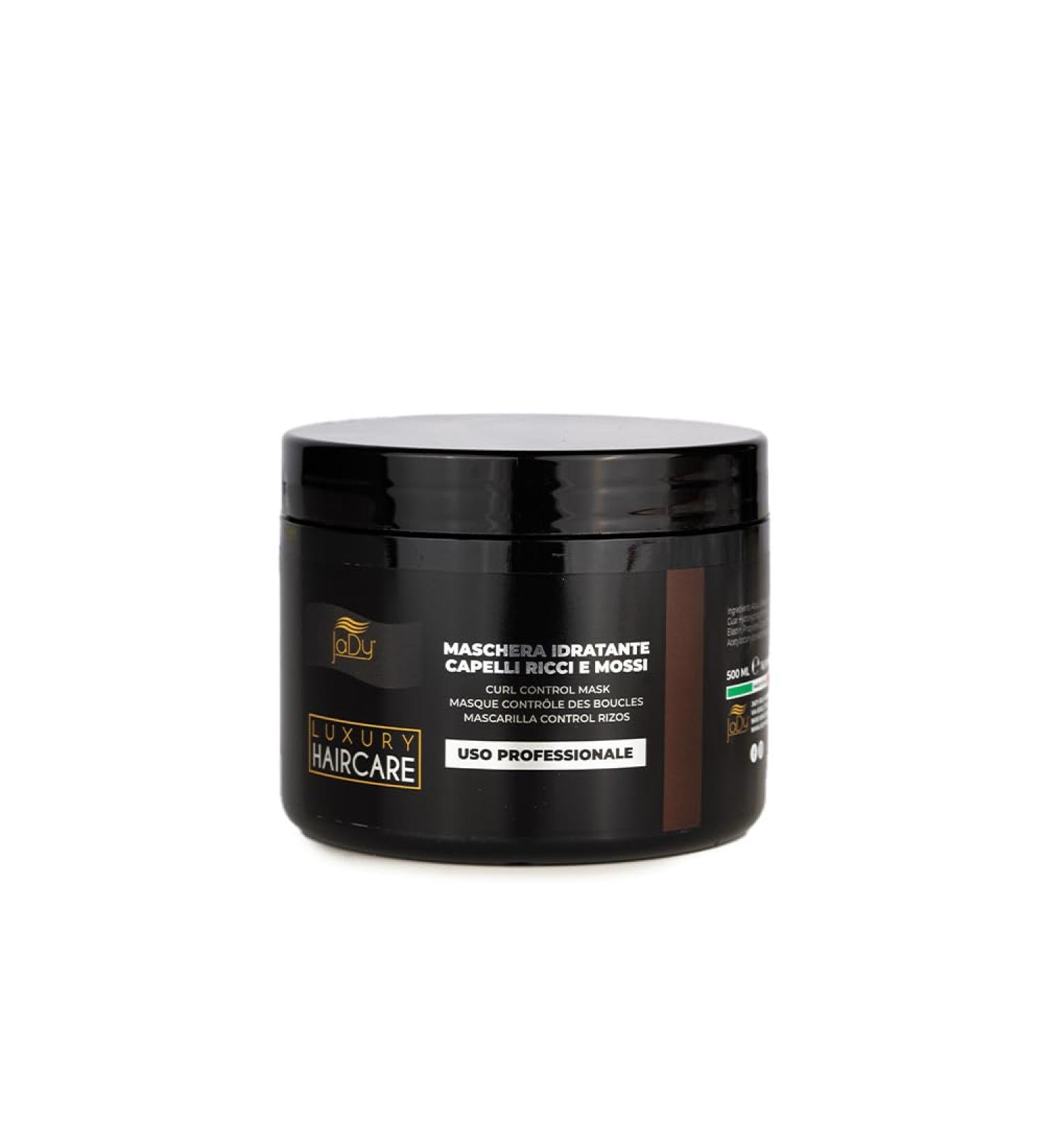 JaDy Nourishing & Anti-Frizz Curly & Wavy Hair Mask Moisturizing & Detangling Hair Mask with Avocado Extract & Rice Protein - 500ml - Buy Online on GoSupps.com
