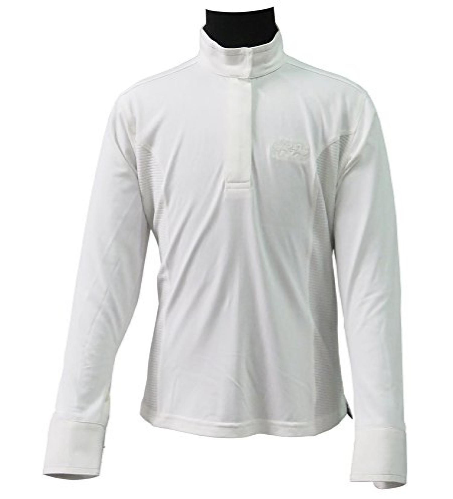 Equine Couture Children's Cara Long Sleeve Show Shirt White
