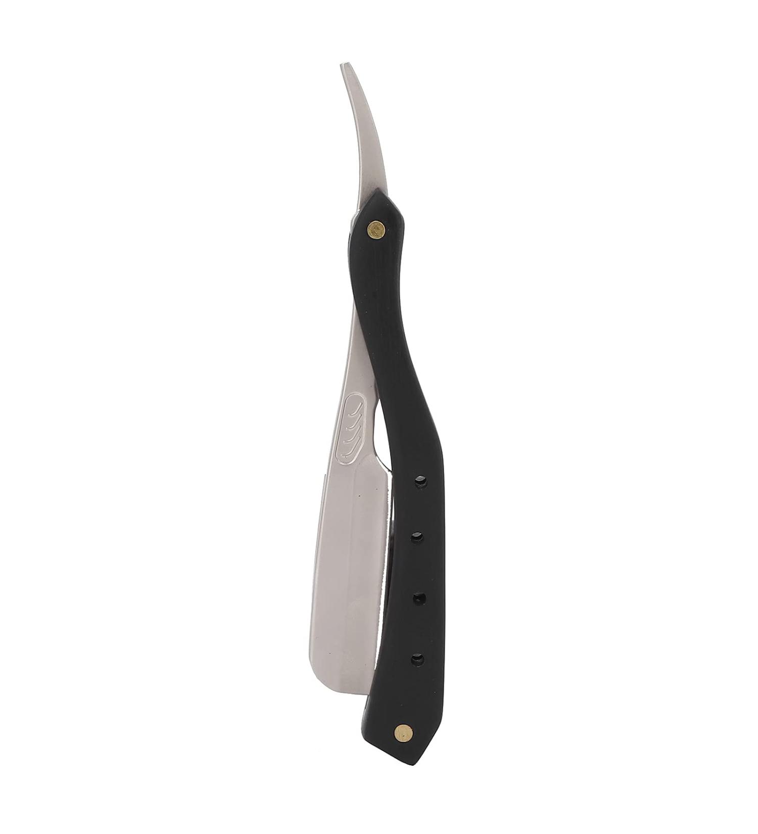 High-Quality Manual Beard Trimmer & Straight Edge Razor with Wooden Handle | Perfect for Barbers & Home Use - Buy Online on GoSupps.com