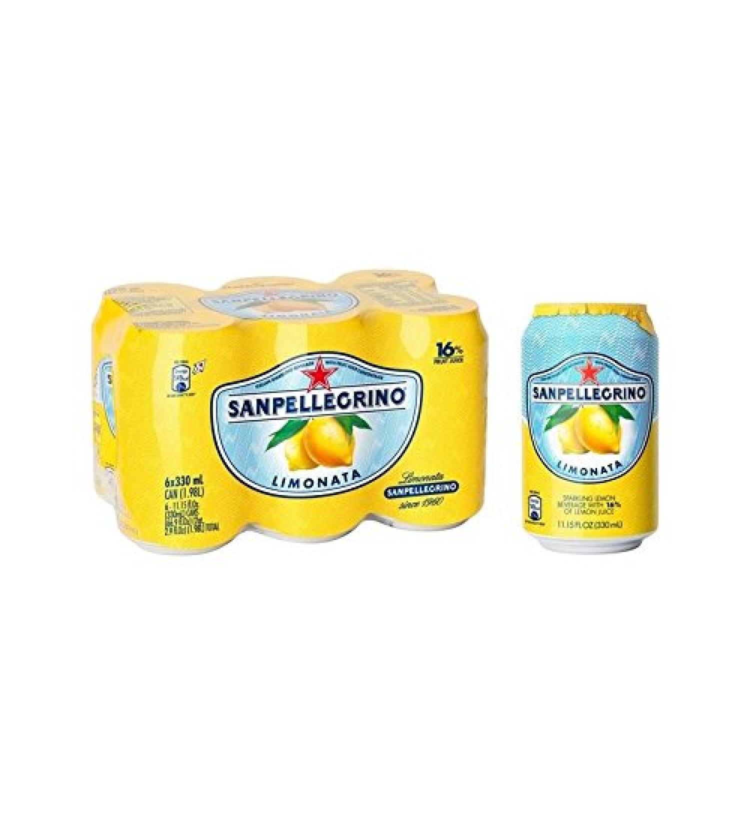 San Pellegrino San Pellegrino Lemon Limonata 6 x 330 ml (Pack of 6)