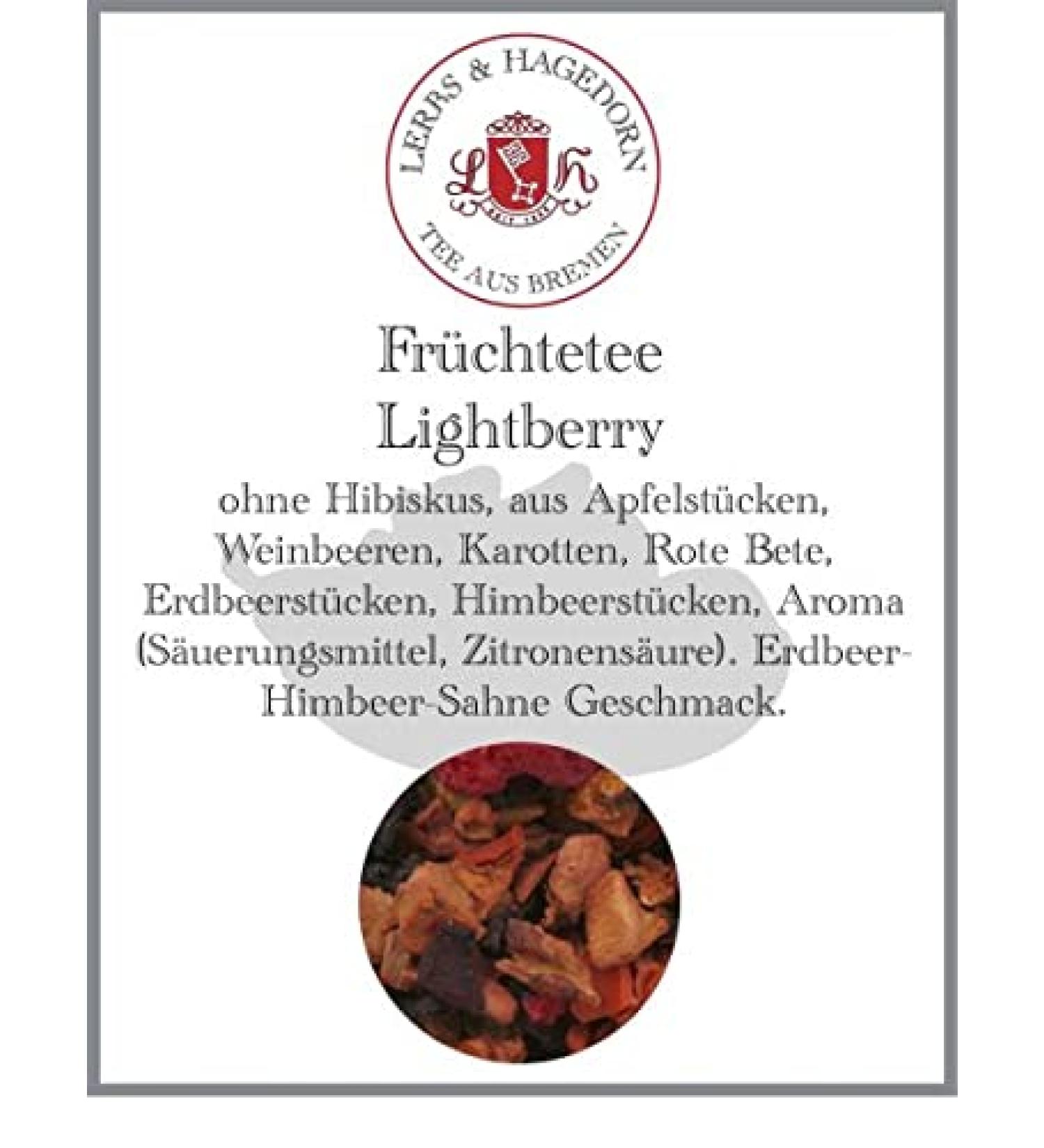  Lerbs & Hagedorn Lightberry Fruit Tea 250g - Buy Online on GoSupps.com