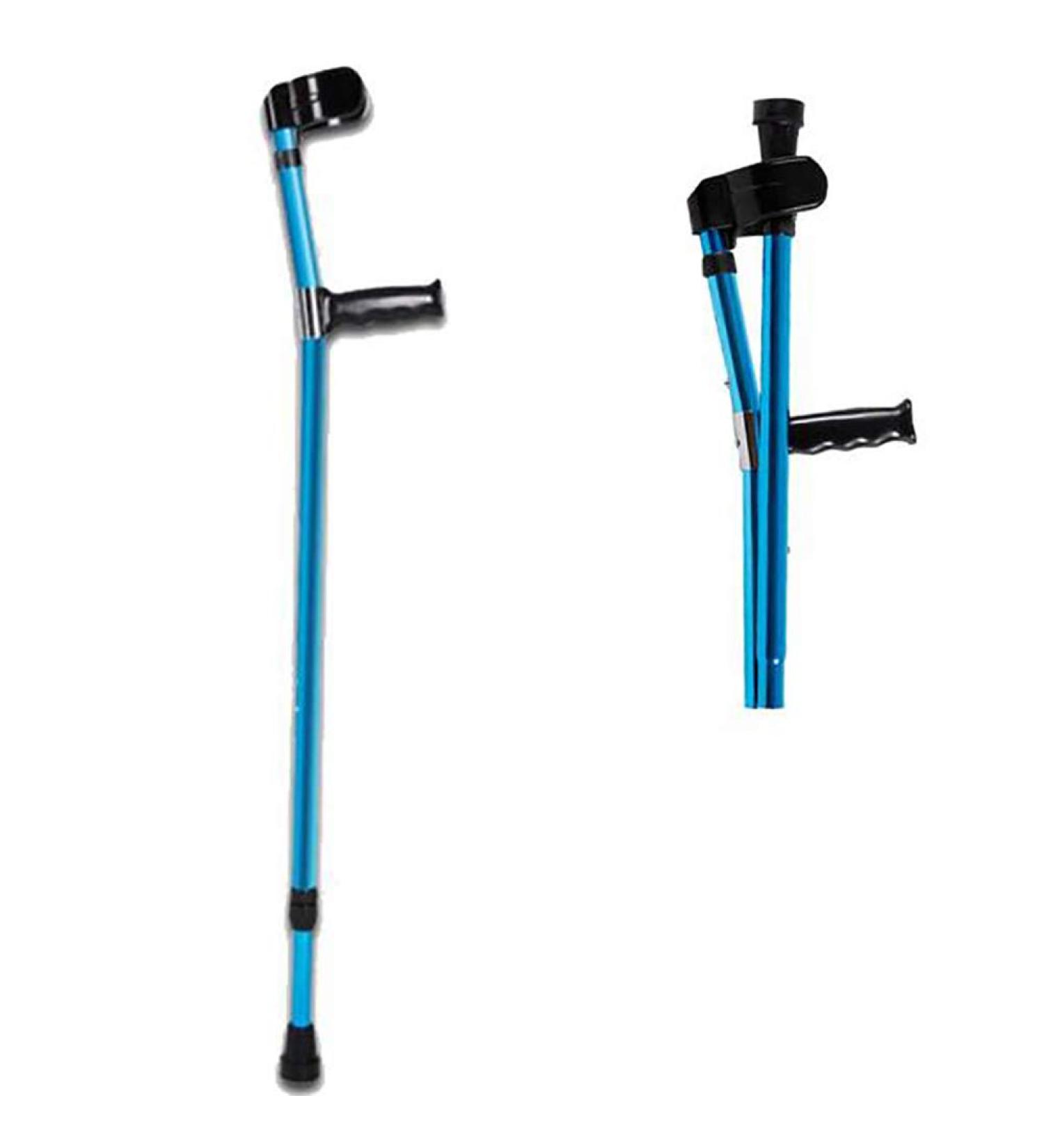 Forearm Crutches -Crutches Adult for Disabled People Walker Comfortable Safe Crutch Lightweight Aluminum Alloy - Adjustable Height Lightweight Walking Aid for Parents an Fashionable Independence - Buy Online on GoSupps.com