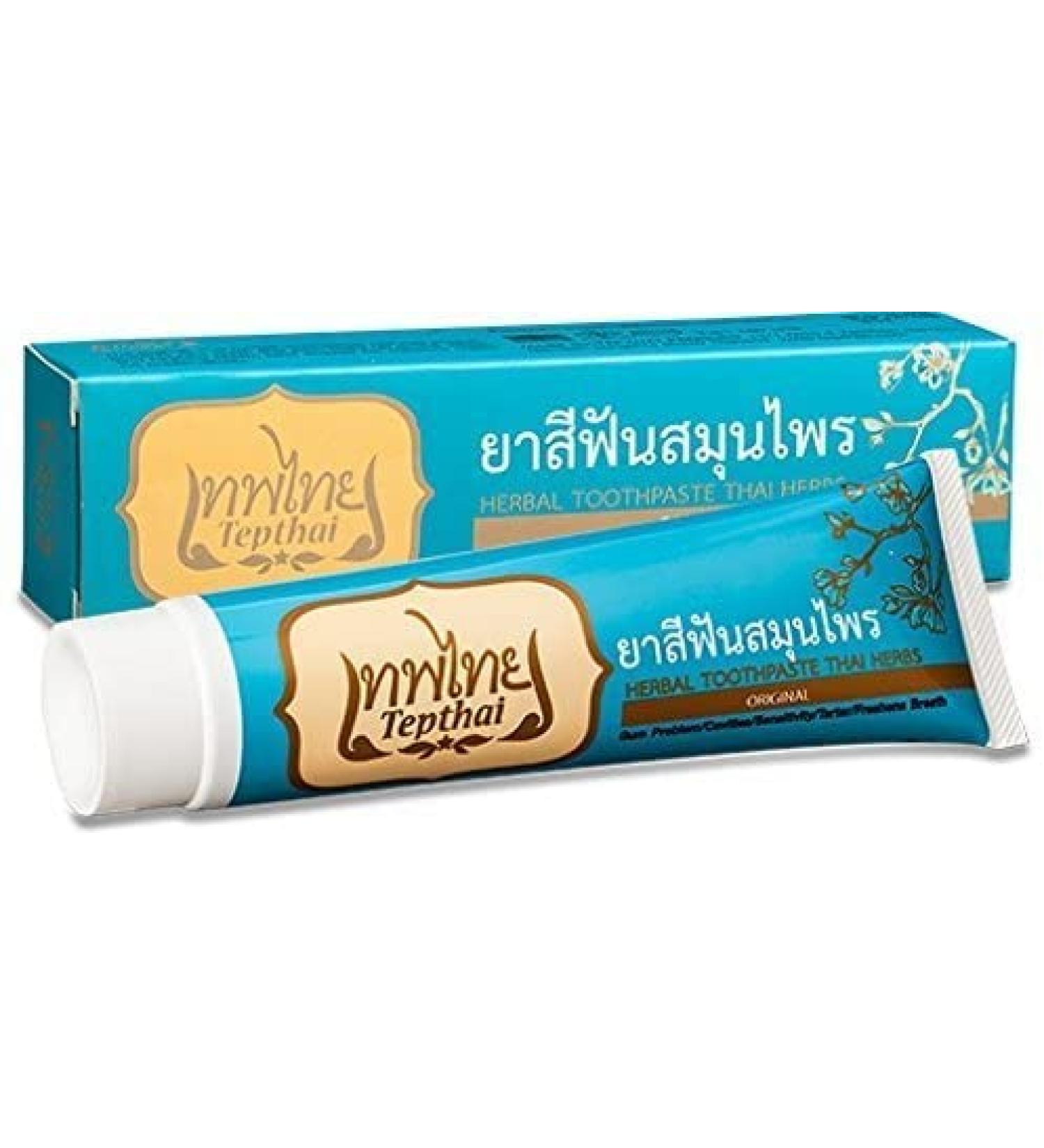 Tepthai Concentrated Herbal Toothpaste Original Flavor 70 g (Pack of 3) - Buy Online on GoSupps.com