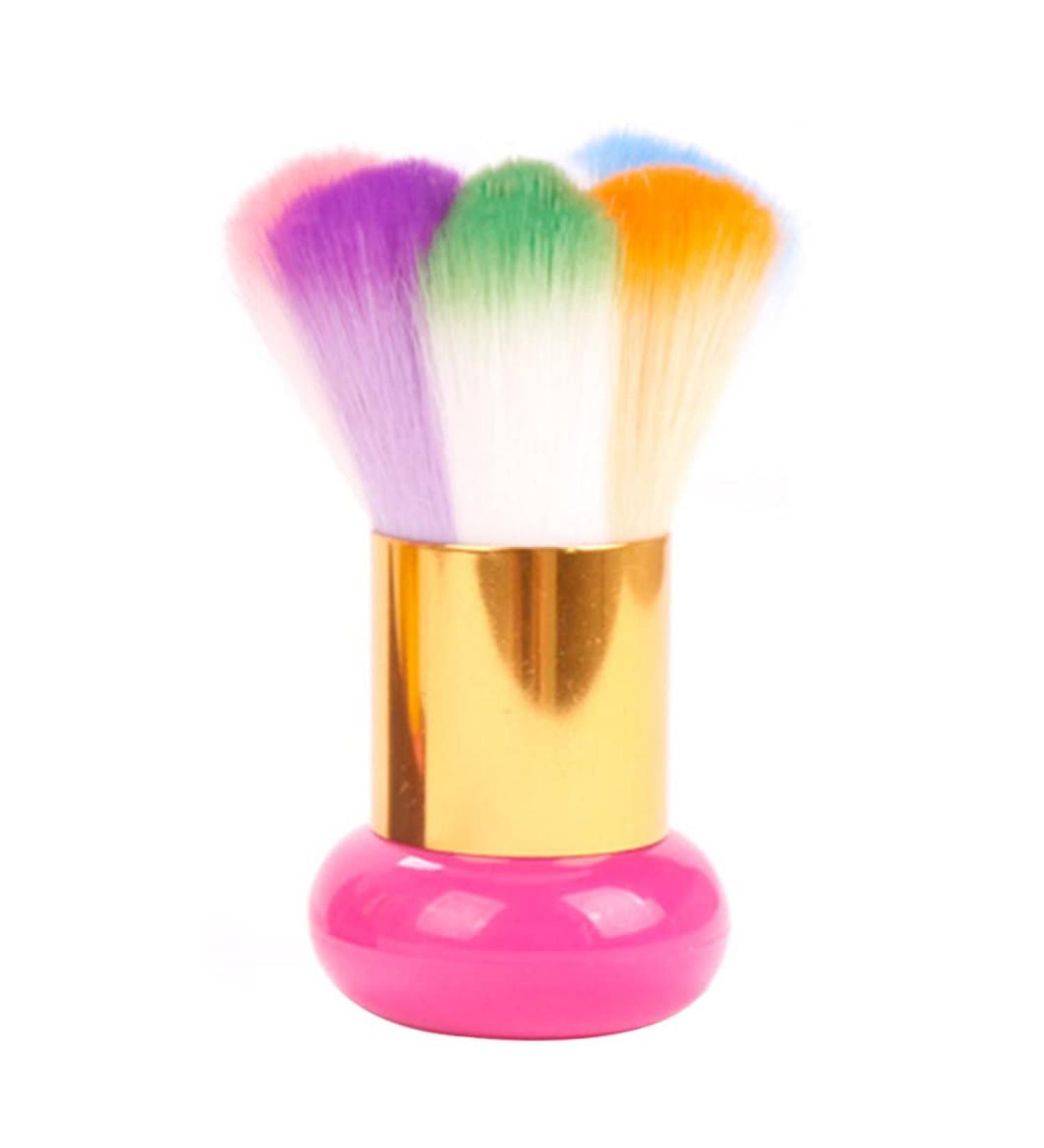 Nail Art Dust Brush Colorful Nail Powder Remover Cleaner Makeup Foundation Brush for Nail Acrylic Uv Gel nail art dust brush - Buy Online on GoSupps.com
