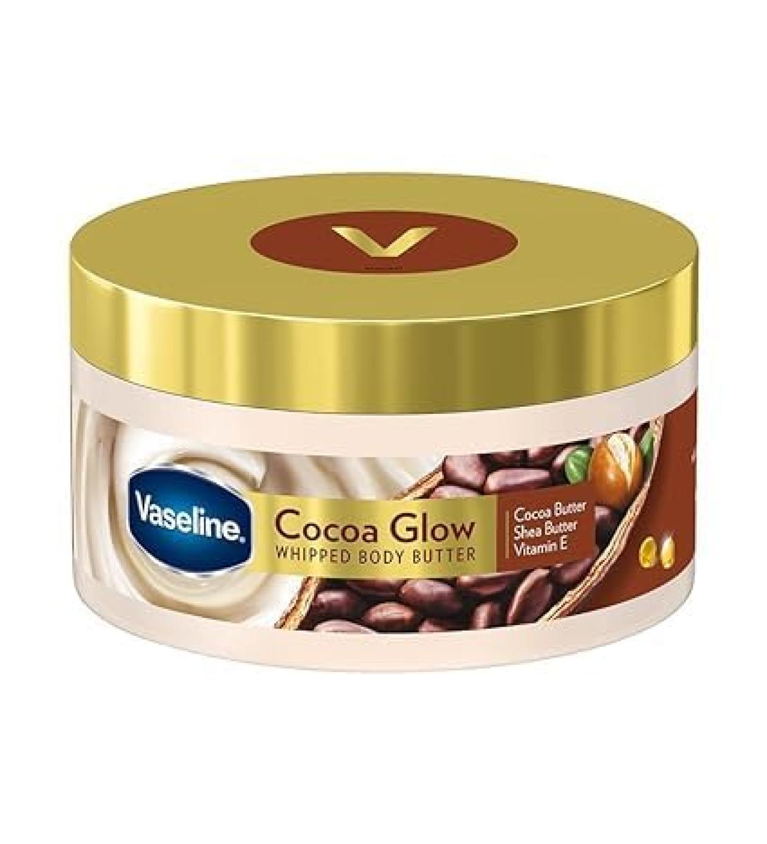 Cocoa Glow Whipped Body Butter - 180g | Nourishing Cocoa & Shea Butter for Glowing Soft Skin - International Shipping Available - Buy Online on GoSupps.com