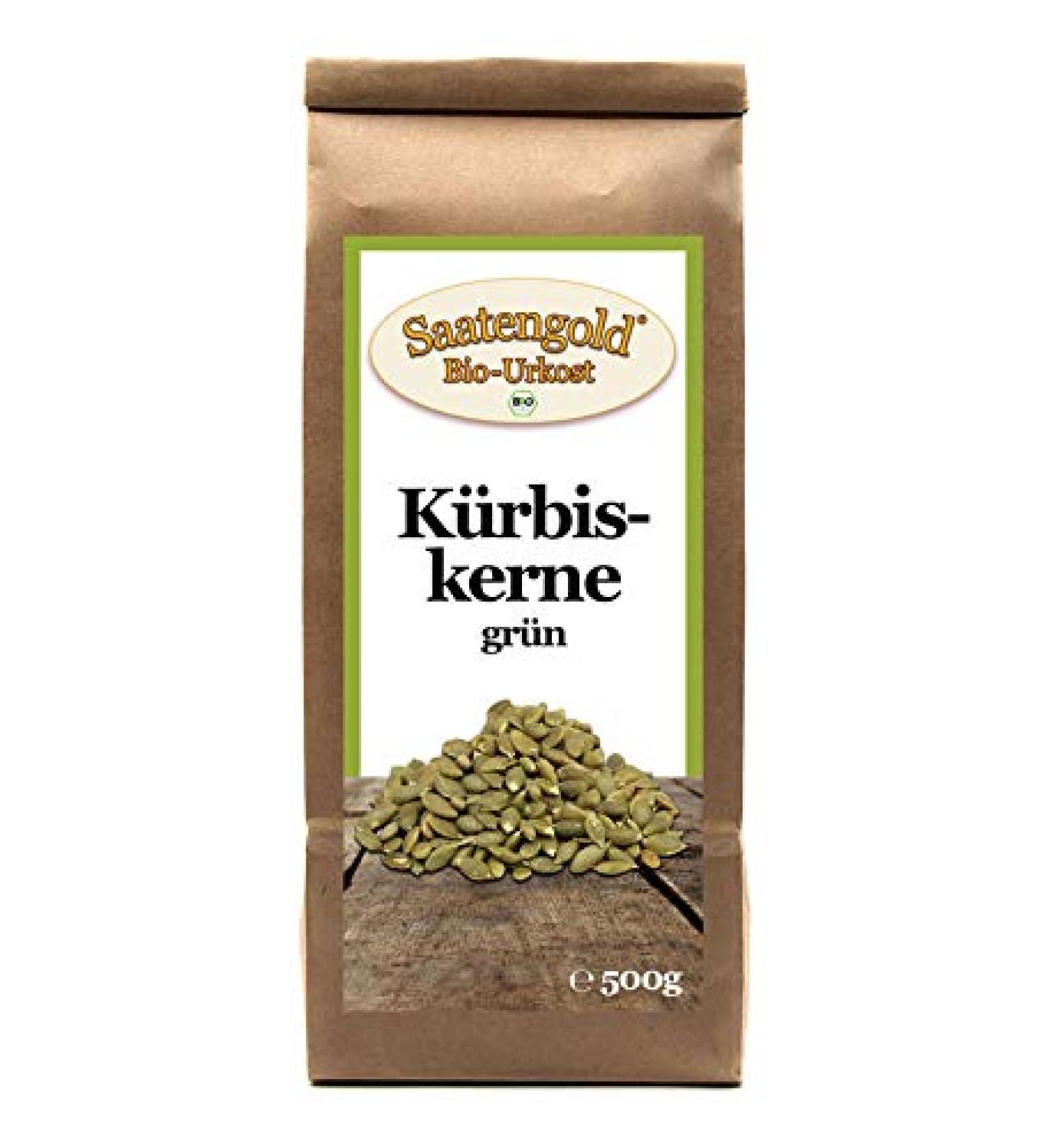 Buy Organic Green Pumpkin Seeds 500g | Vegan Gluten-Free & Natural Products - Seed Gold - Buy Online on GoSupps.com
