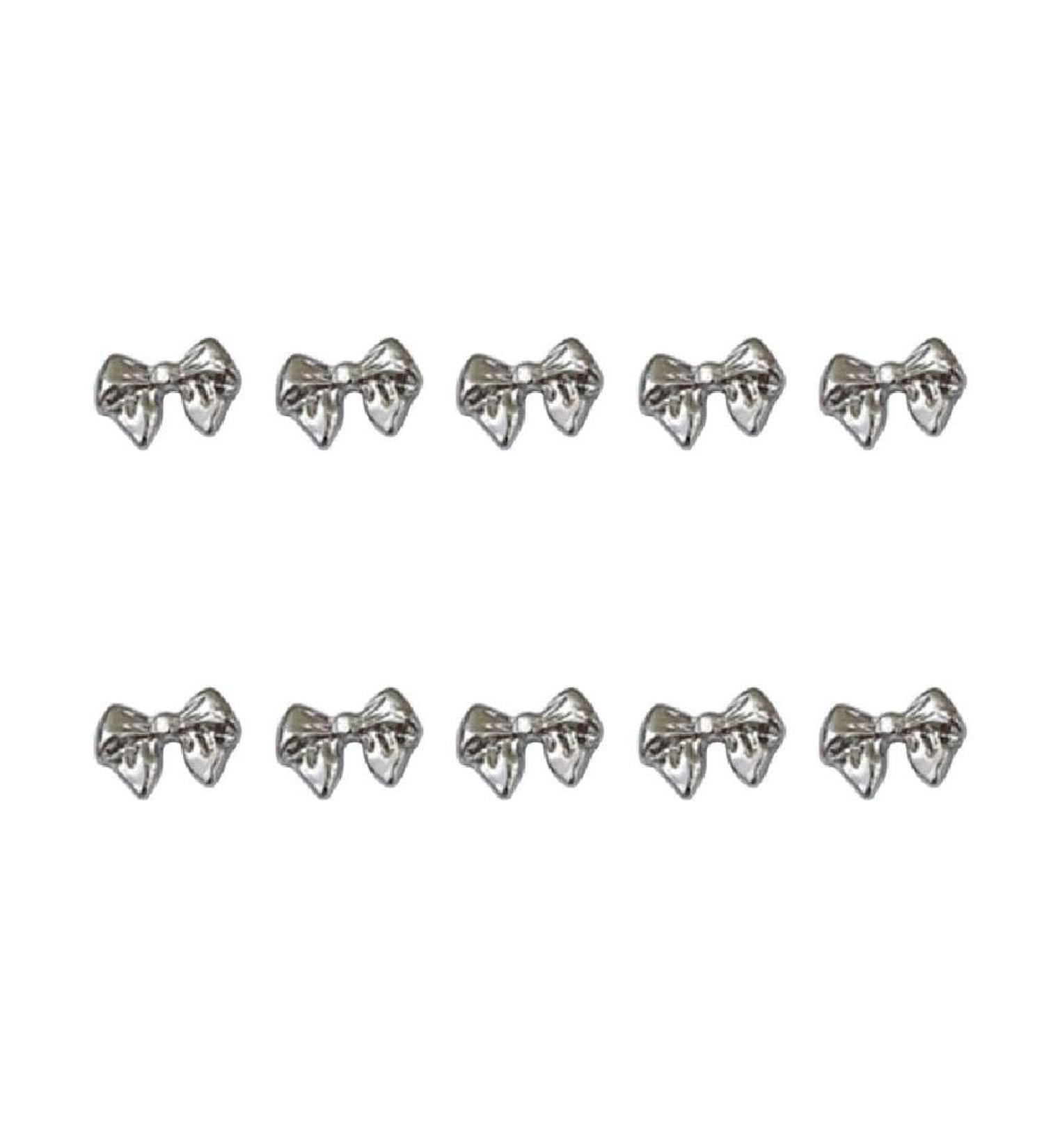 Metal Nail Art Studs 3D Metal Nail Art Jewelry Decorations Bows Rabbits Moon Multi-Shapes Nail Decoration Accessories Nail Art Jewels - Buy Online on GoSupps.com
