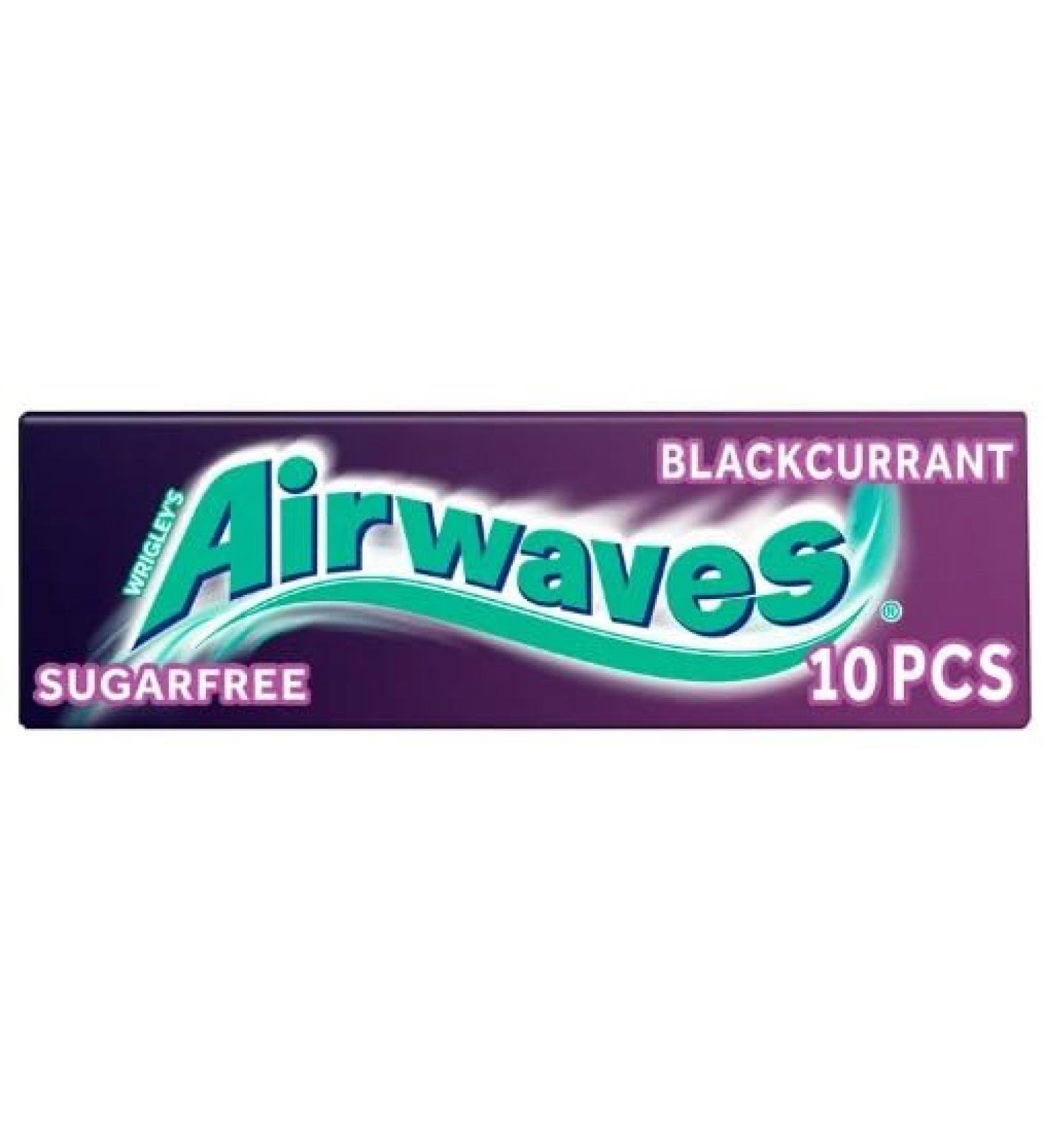 Wrigley's Airwaves Blackcurrant Chewing Gum (15 Packets) Sold By Kidzbuzz