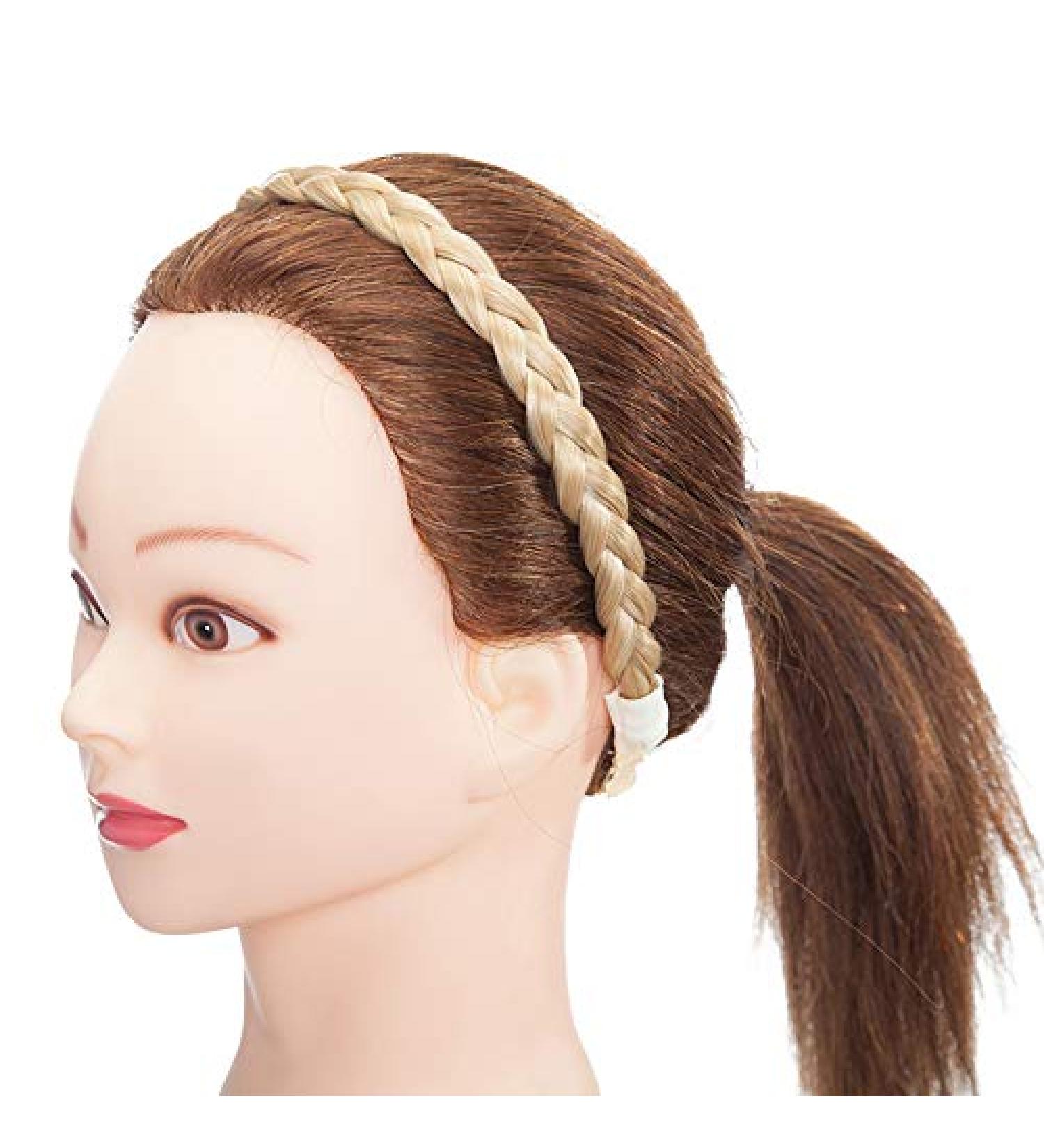 Fashionable Real Hair Extensions | Braided Headband & Art Hair | Perfect Christmas Gift - Honey Blonde Mix - Buy Online on GoSupps.com