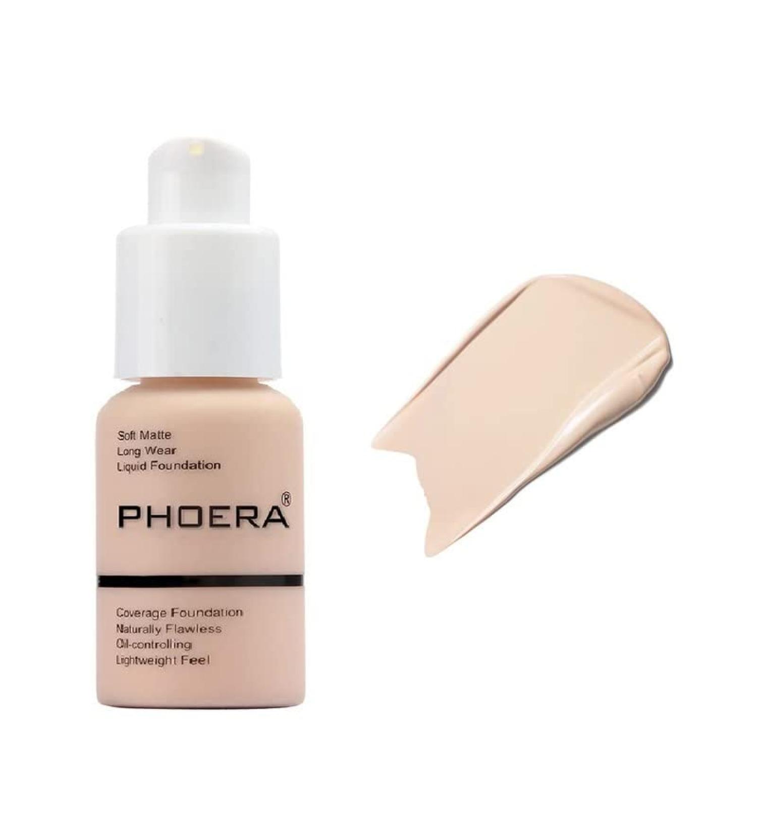 Oil Control Matte Foundation 30ml - Full Coverage Long Lasting Makeup for Women & Girls - Smooth Finish Concealer - 101 Porcelain 30.00 ml - Buy Online on GoSupps.com