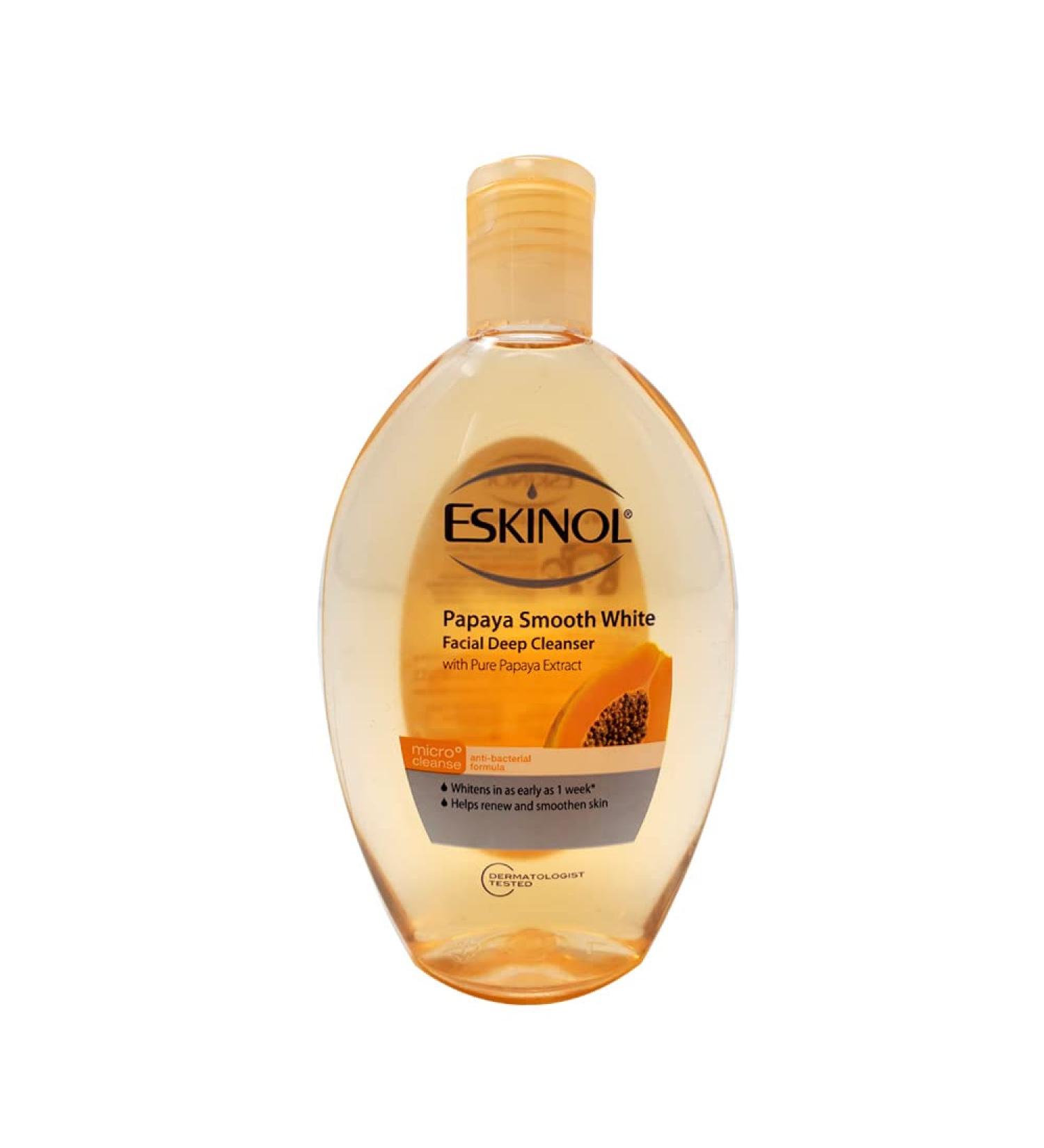 Eskinol Naturals Facial Cleanser Papaya 225mL - Best International Shipping Refreshing Skincare Solution - Buy Online on GoSupps.com