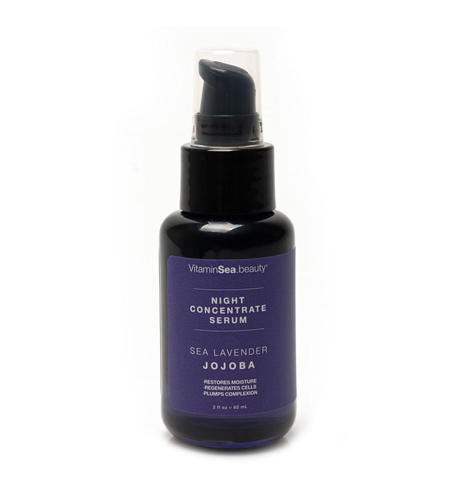 Night Serum Concentrate with Sea Lavender & Jojoba by Vitamins and Sea beauty - Buy Online on GoSupps.com