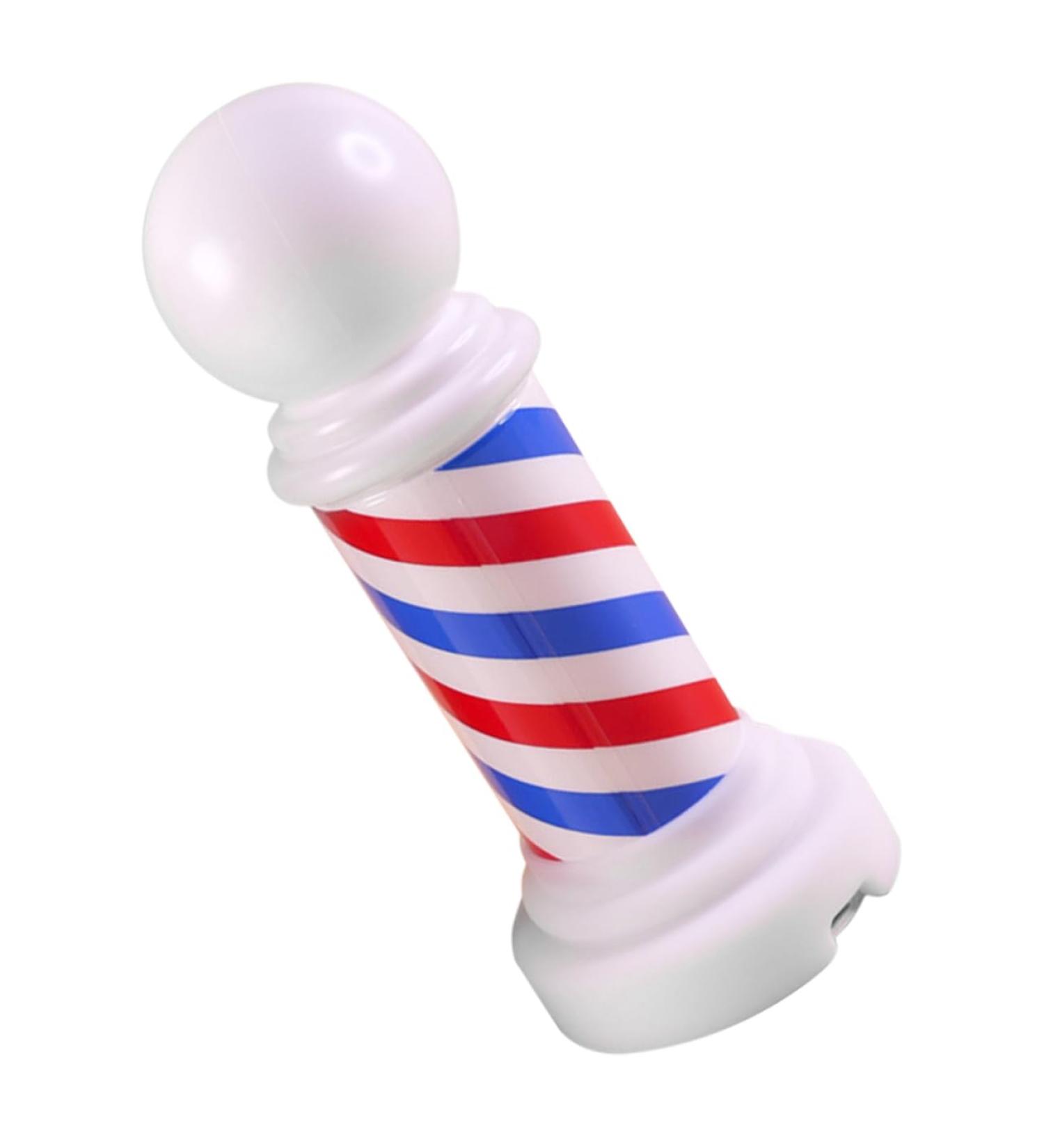 Abaodam Signs Hair Salon Pole Luminous Barber Sign Barber Light Decorative Lights Shop Sign To Rotate Small - Buy Online on GoSupps.com