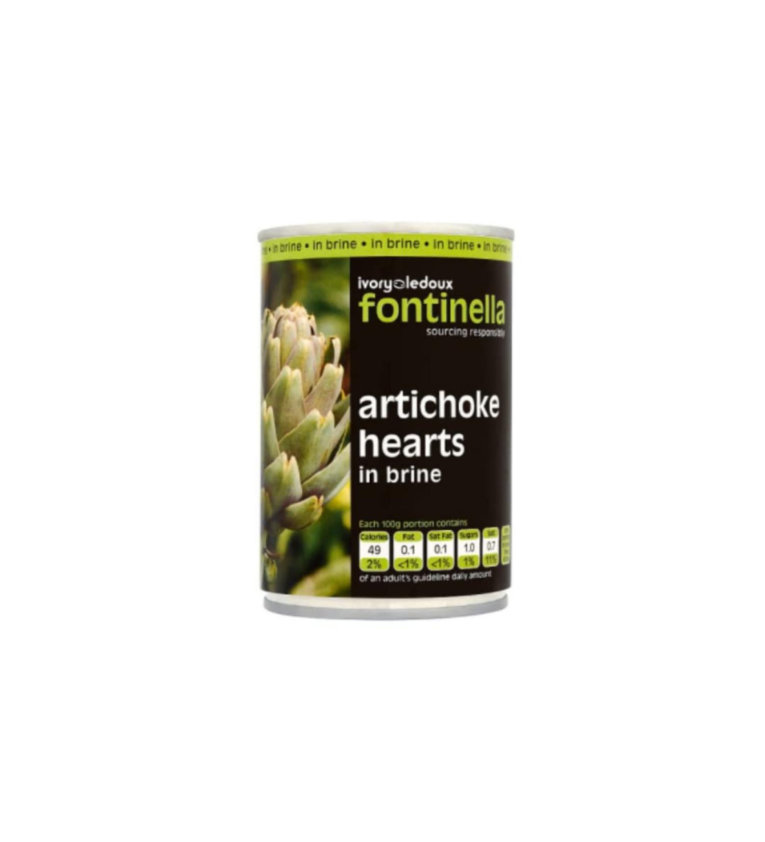 Fontinella Artichoke Hearts in Brine 390g ARTH12 x 12