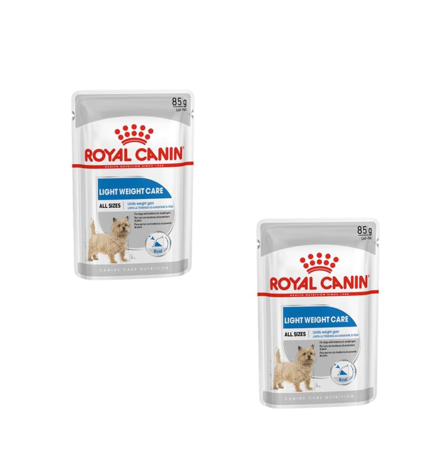 Royal Canin Light Weight Care Mousse | Double Pack | 2 x 12 x 85 g | Complete Food for Adult Dogs from 10 Months | for Dogs with a Tendency to Gain Weight - Buy Online on GoSupps.com