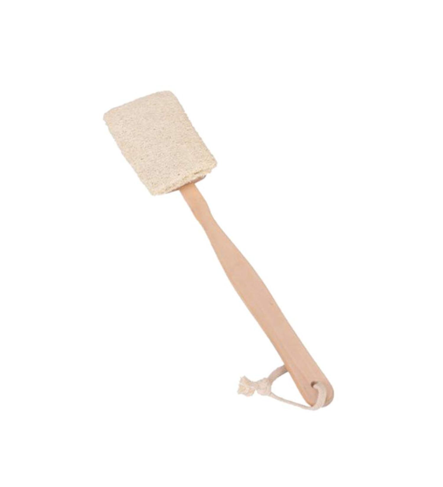 DOITOOL Long Handle Bath Brush - Natural Loofah Spa Exfoliating Scrubber - Buy Online on GoSupps.com