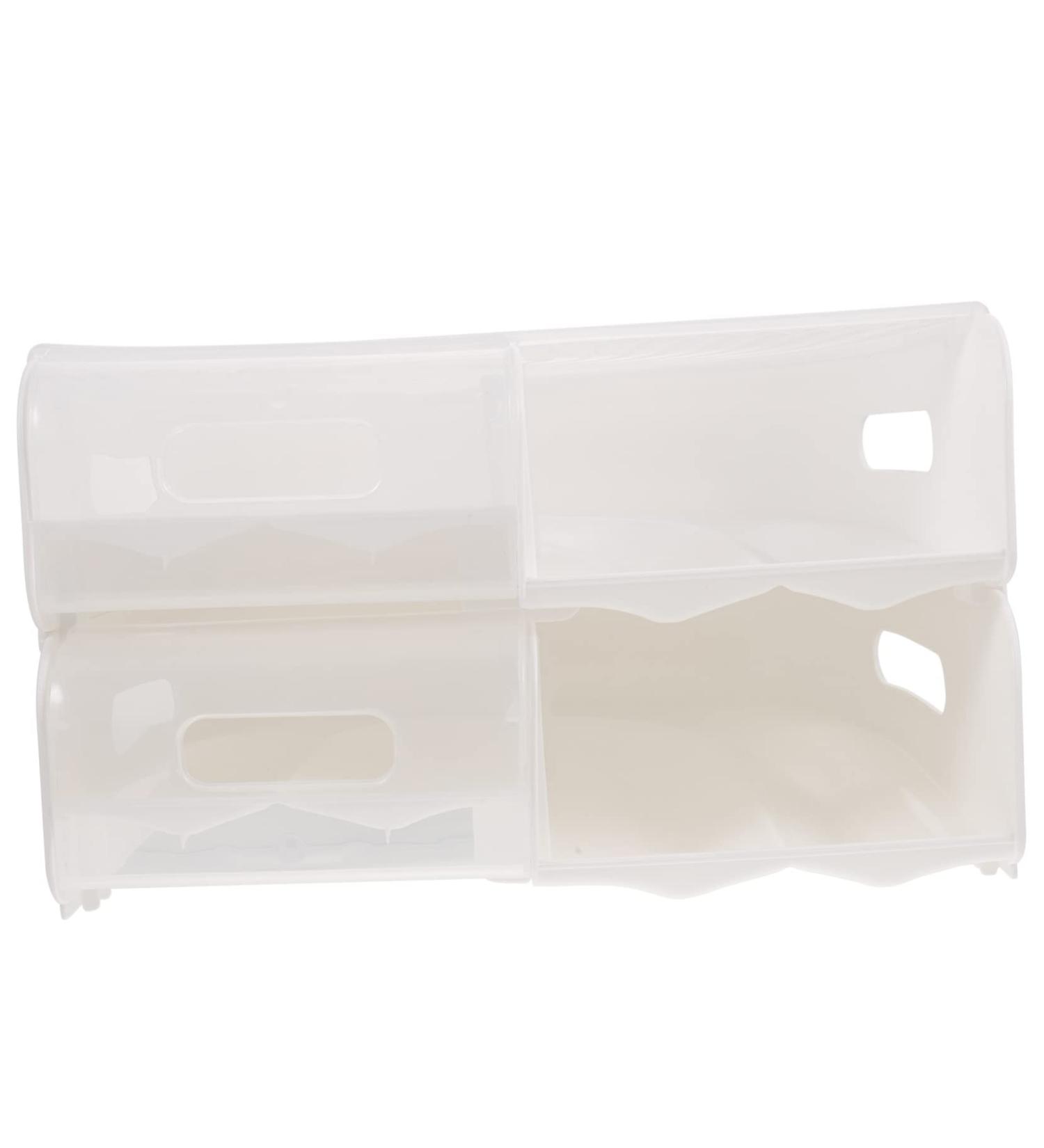 Healeved Box Egg Carton Container with Lid Easter Egg Holder Reusable Egg Holder To Rotate Refrigerator Shelf - Buy Online on GoSupps.com