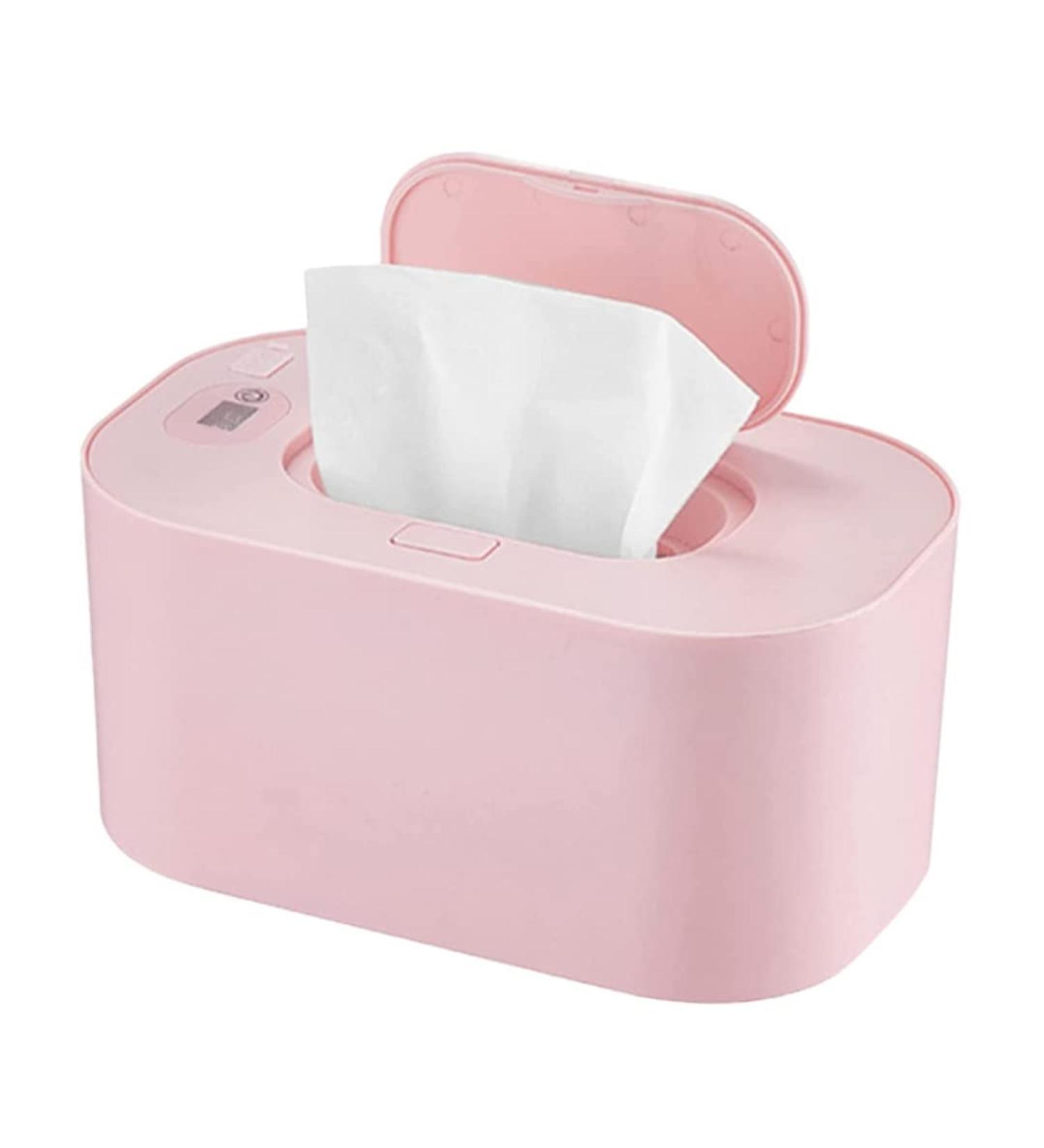 Wipe Warmer with Digital Display Large Capacity Wipes Dispenser 3 Modes of Temperature Heating Control Warms Quickly and Evenly Comfort and Safety Pink Style 1 - Buy Online on GoSupps.com