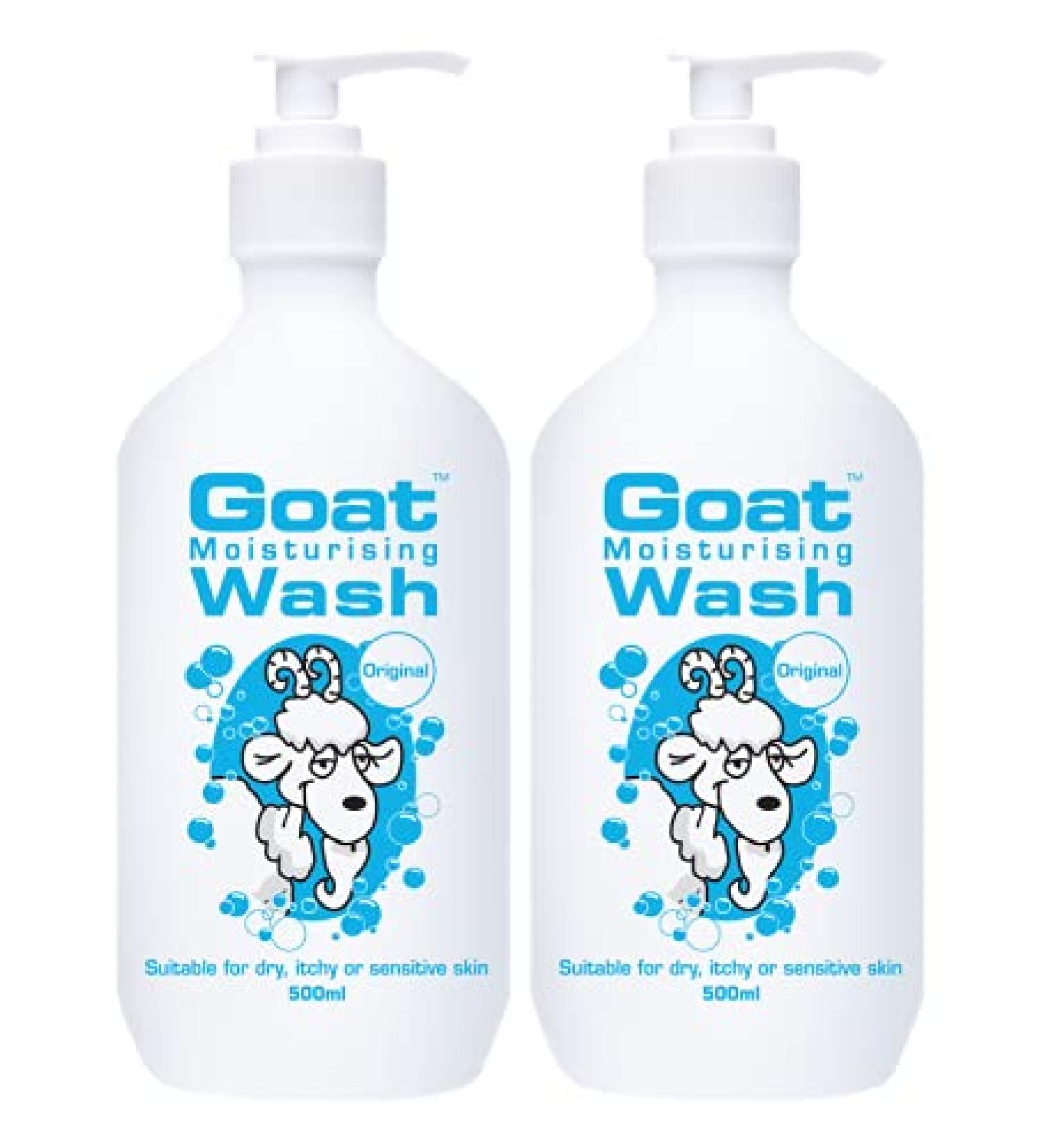 Goat Soap Moisturizing Body Wash Duo Pack - 16.9 oz - Revive Your Skin - Original Formula - Buy Online on GoSupps.com