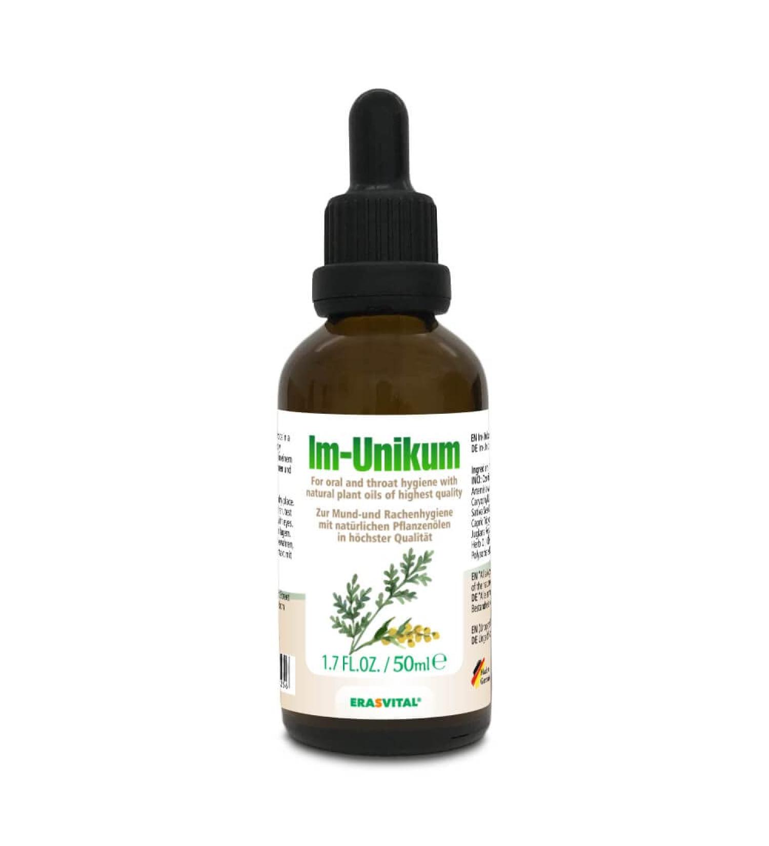 Im-Unikum Oil 50ml - Ozone & Olive Oil Blend with Essential Plant Oils | Vegan & International Shipping - Buy Online on GoSupps.com