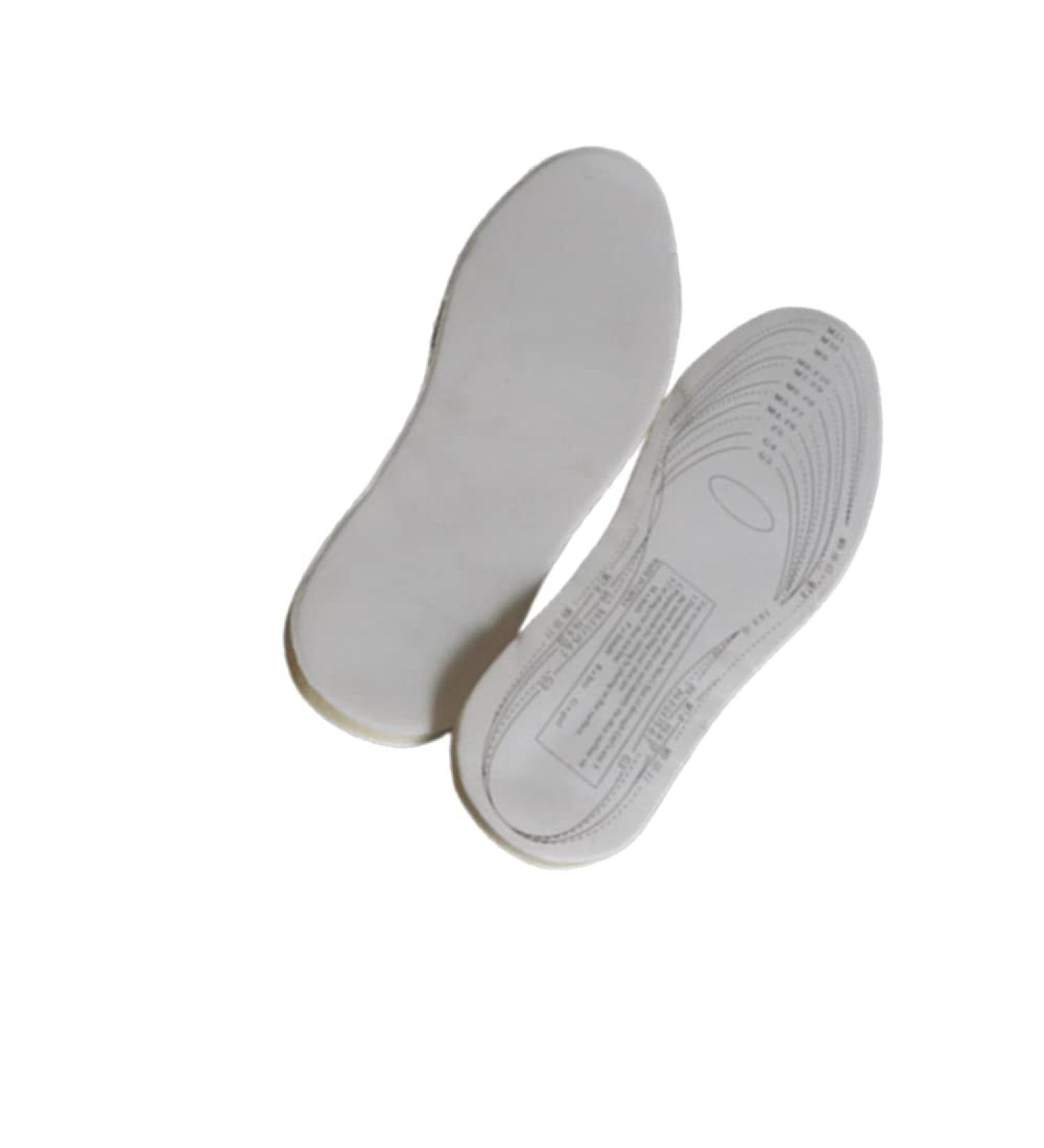 Memory Foam Shoe Pad Insoles - Unisex Men Women Foot Care Pain Relief - White - Buy Online on GoSupps.com
