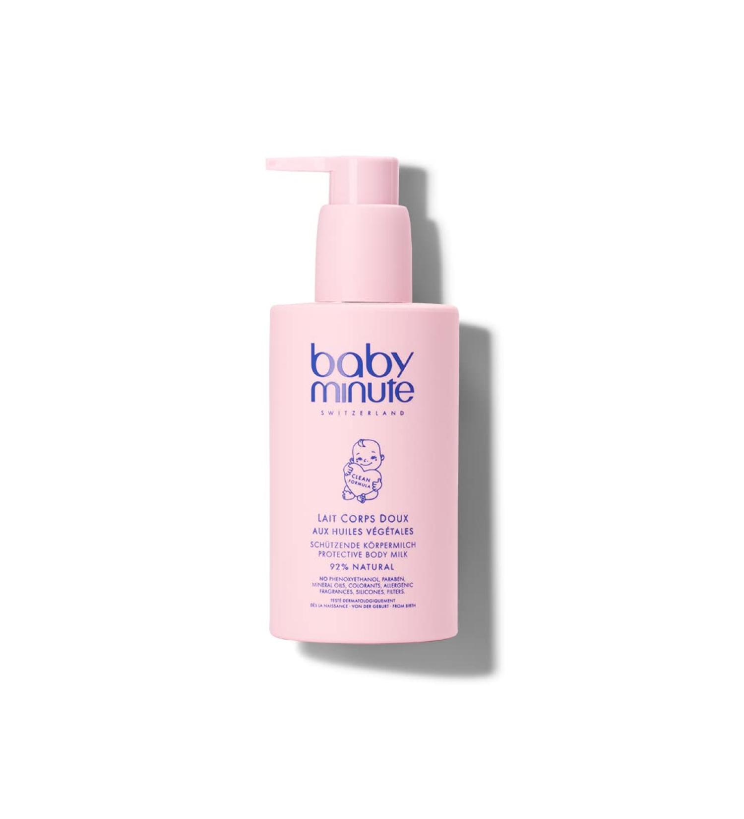 BABY MINUTE SOFT BODY MILK Hydrates Nourishes Soothes Protects Baby - 250 ml - Buy Online on GoSupps.com