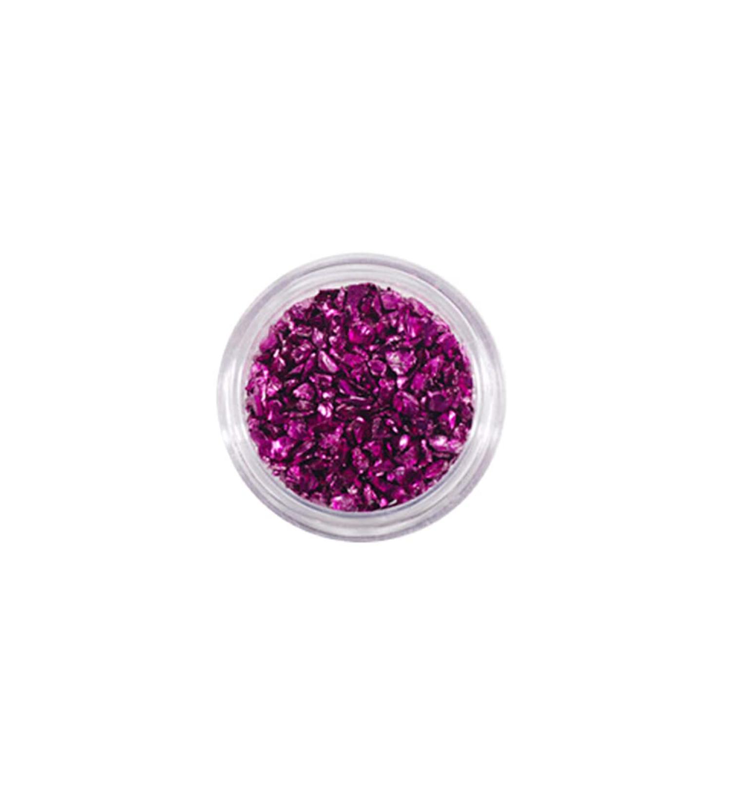 dijiusidy Nail Art Crushed Glass Stones Irregular Glitter Crystal Fragment DIY Rhinestone Fillers Mobile Phone Jewelry Making Dark Purple - Buy Online on GoSupps.com