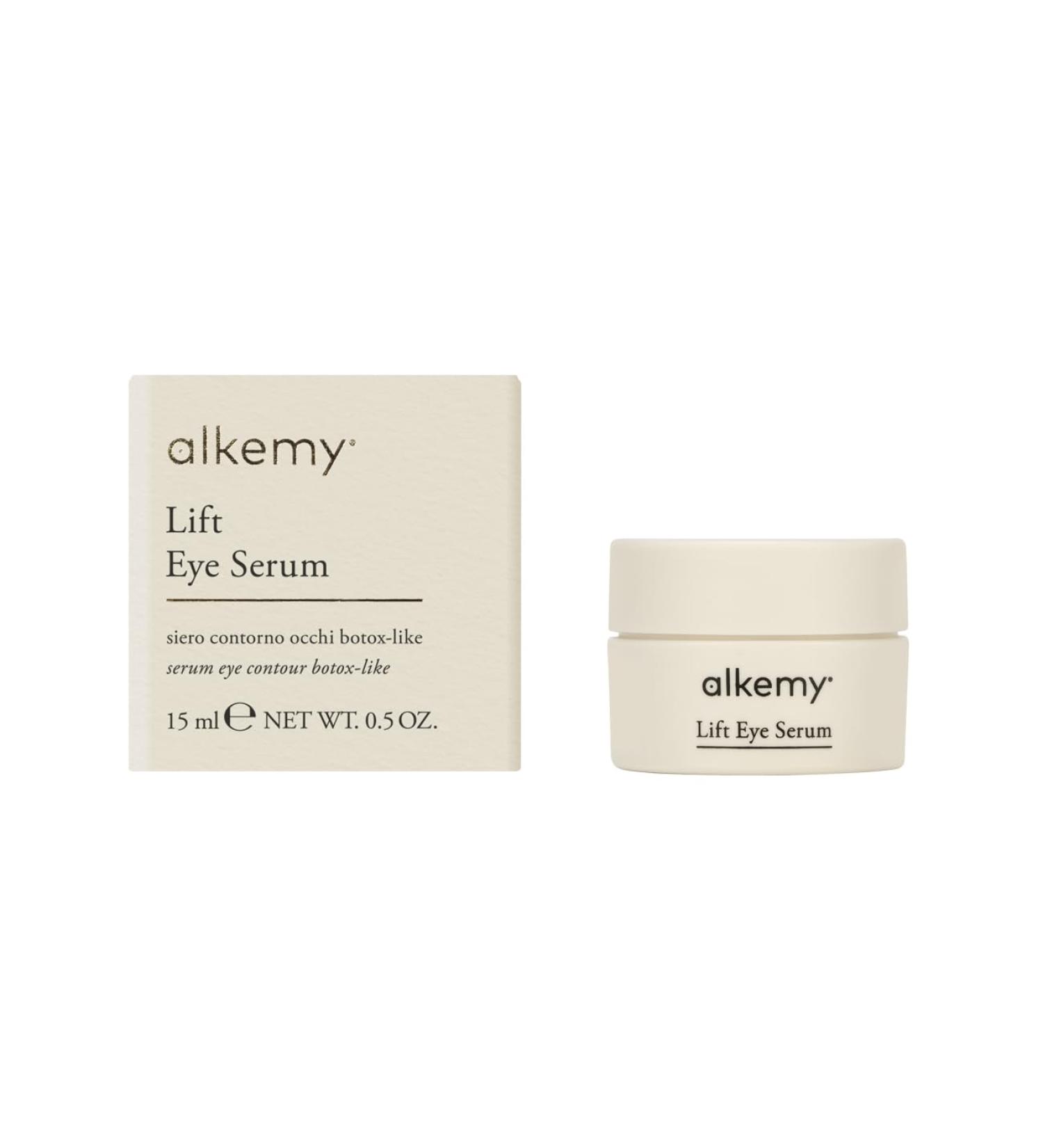  alkemy ALKEMY Eye Contour Cream - Natural Cosmetics - For Dark Circles and Bags - Botox-like Effect with Hyaluronic Acid - Dermatologically Tested Anti-Wrinkle Cream - LIFT EYE SERUM - Buy Online on GoSupps.com