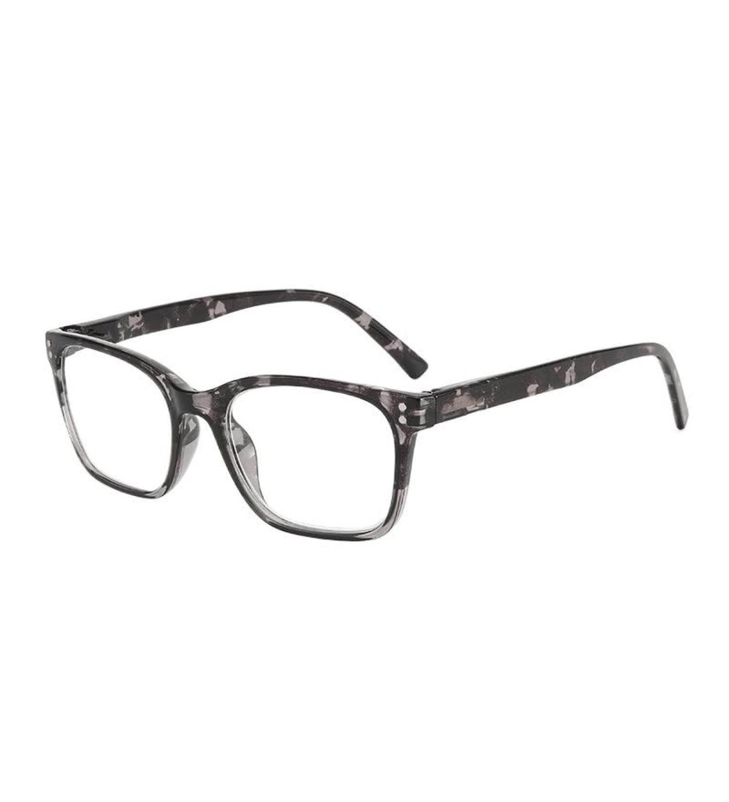 Kchycv presbyopia glasses for reading portable presbyopia glasses bifocal reading glasses personalized presbyopia glasses (size: black color: 150 degree))