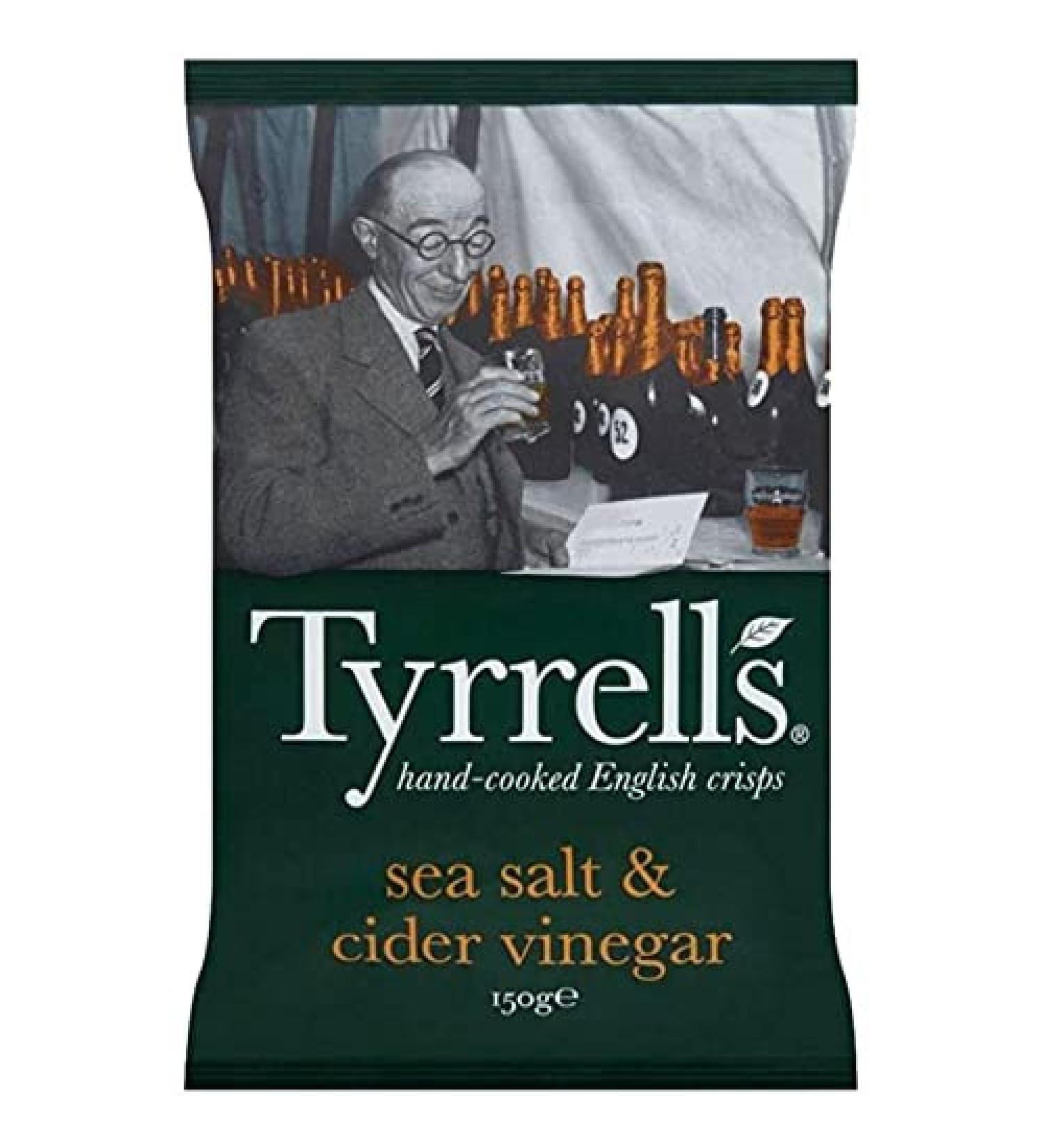 Tyrrell's Cider Vinegar Chips 150g (pack of 3)
