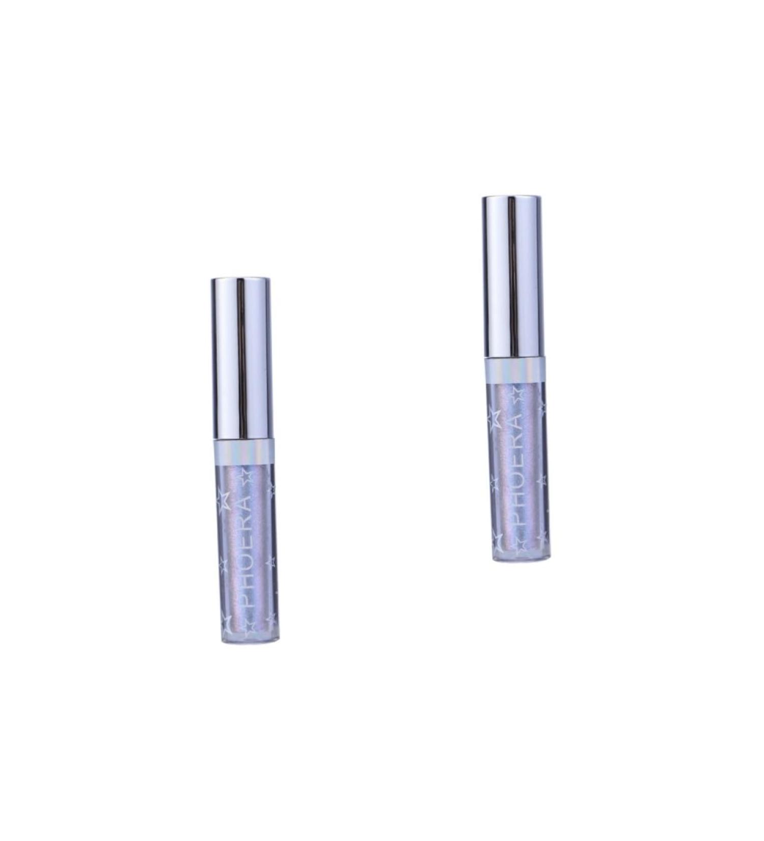 Didiseaon 2pcs Women Makeup Liquid Eye Topping Glitter Sparkling Eyeliner Glitter Eyeliner Make up Pigment - Buy Online on GoSupps.com
