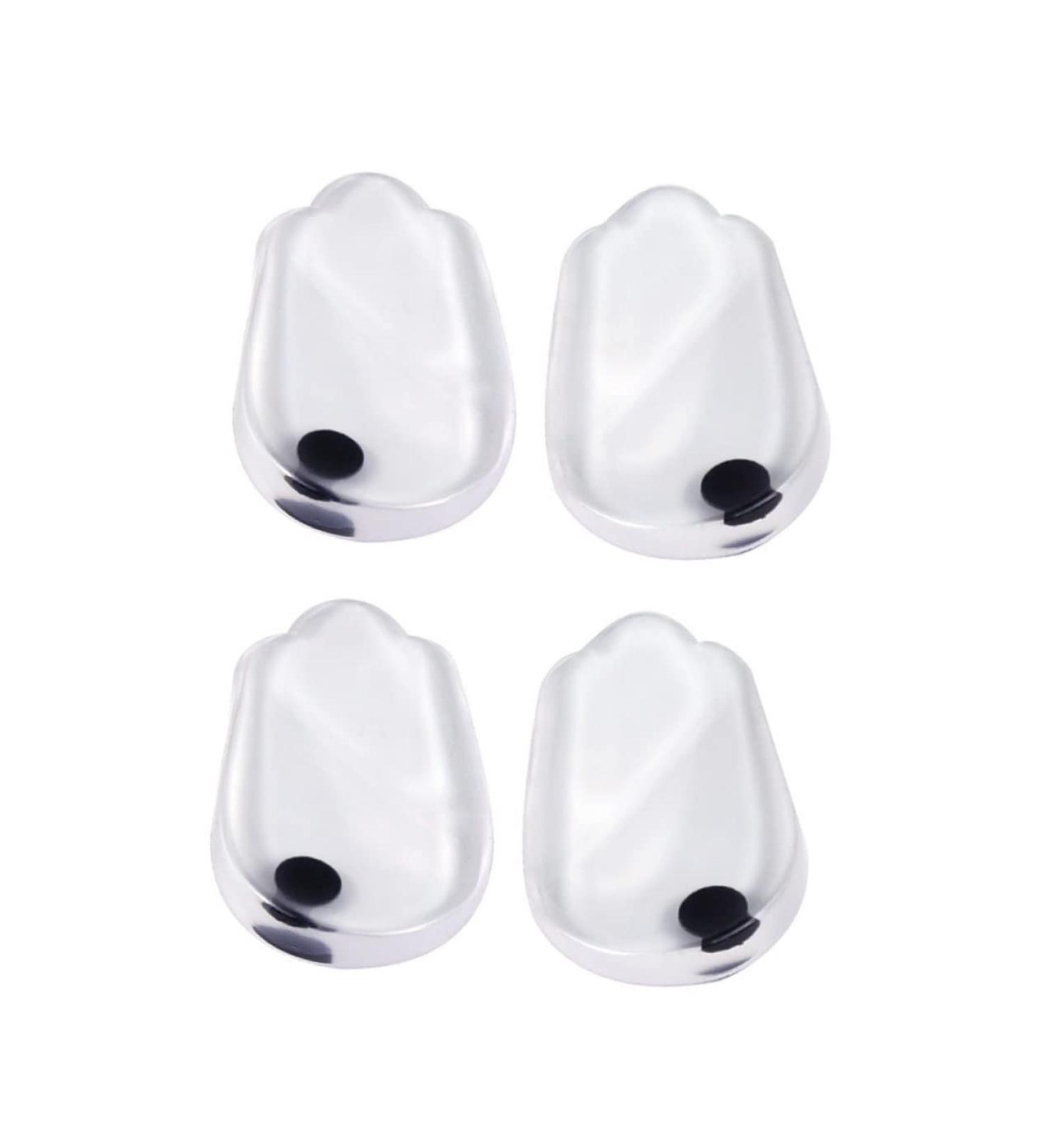 FRCOLOR Heel Pads & Flat Foot Insoles - 2 Pairs Transparent Cushion Shoe Supports for Flat Feet & Heel Correction - Buy Online on GoSupps.com