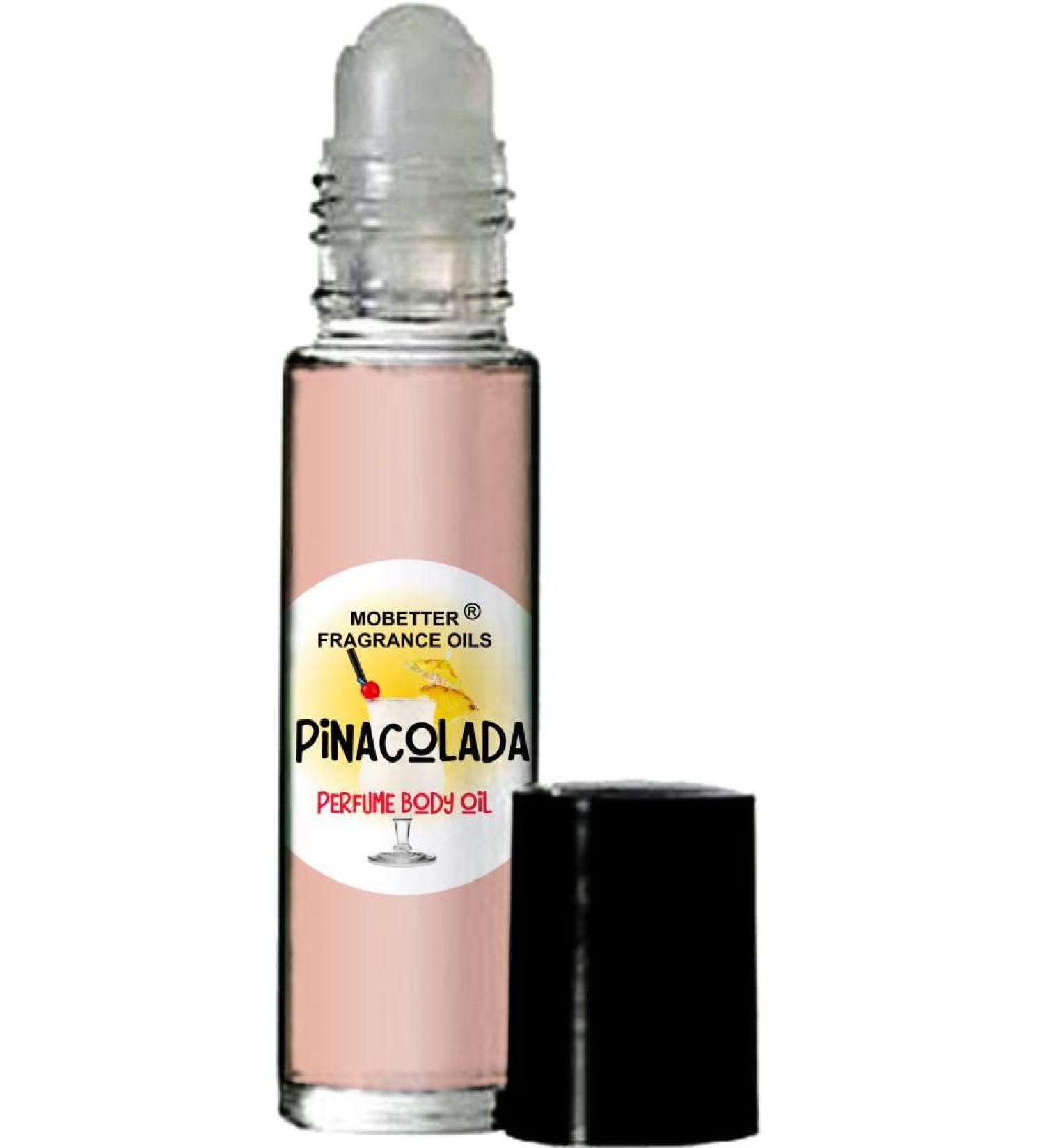 MOBETTER FRAGRANCE OILS Pinacolada Perfume Fragrance Body Oil Unisex 0.33 Fl Oz (Pack of 1) Fresh