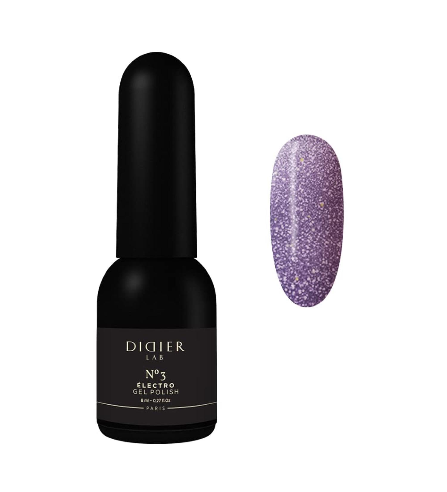 Didier Lab - Premium Gel Nail Polish Electro No.3 - Gel Nail Varnish - Nail Art - Long-Lasting High Gloss Wear - Easy to Apply - Gel Nails - Rich Pigment - UV/LED - Chip Resistant - Buy Online on GoSupps.com