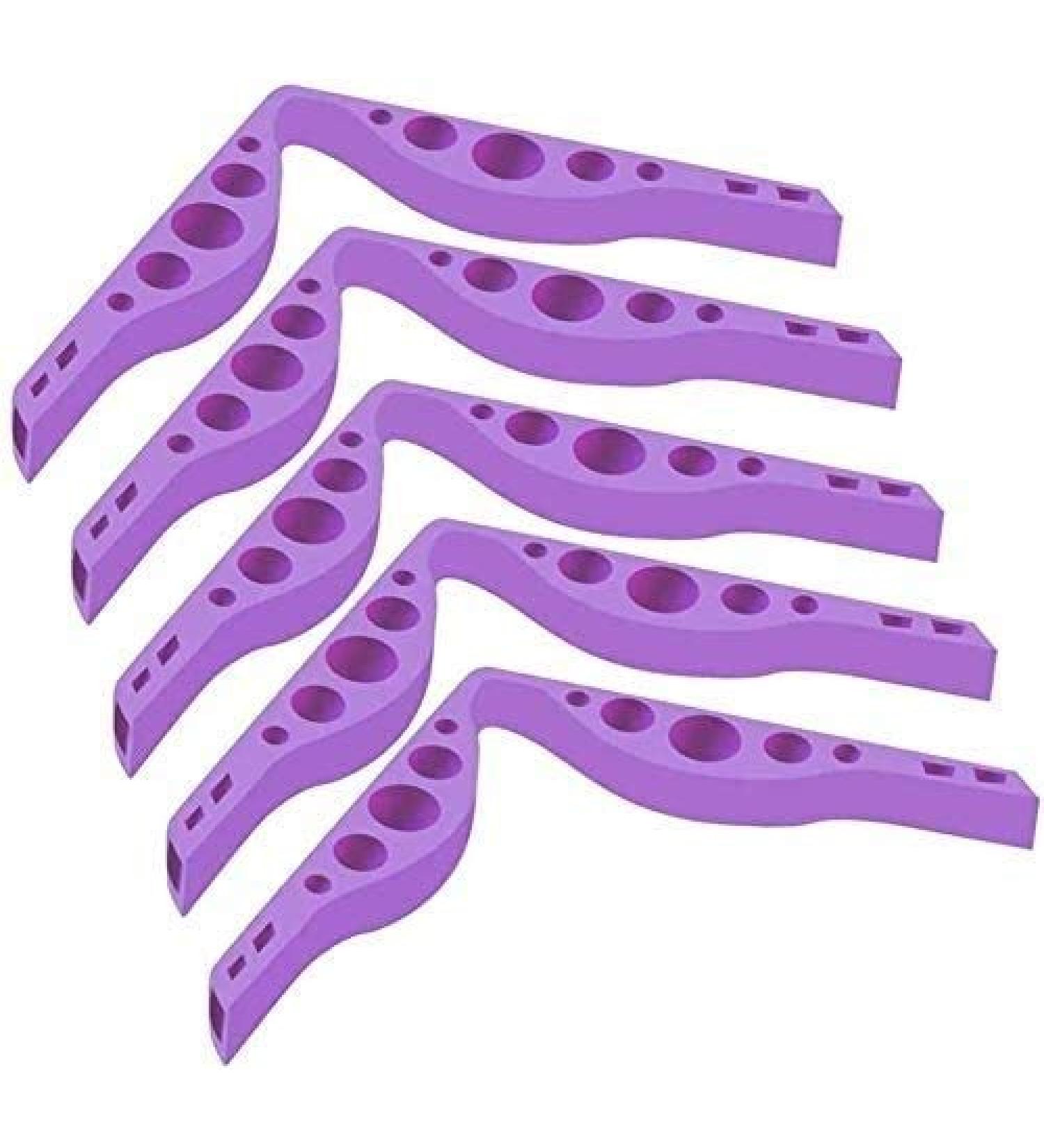 Buy Epedic Fogless Accessories for Masks & Glasses - Silicone Anti-Fog Nose Bridge Pads (5 Pcs Purple) | Prevents Glasses Fogging - International Shipping Available - Buy Online on GoSupps.com