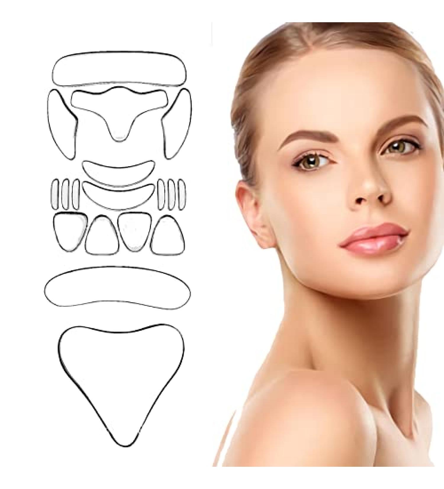 YANGYANGDA Wrinkles Patches Chest Wrinkle Pads Anti-Wrinkle Reusable Silicone Patches Facial Wrinkle Remover Strips Wrinkle Patches for Face Neck and Chest (A) - Buy Online on GoSupps.com